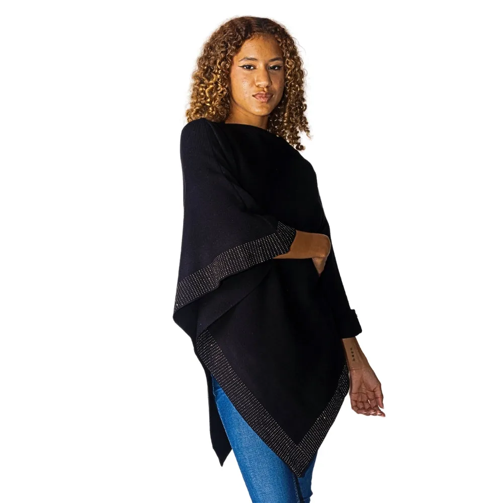 Midnight Glamour Poncho