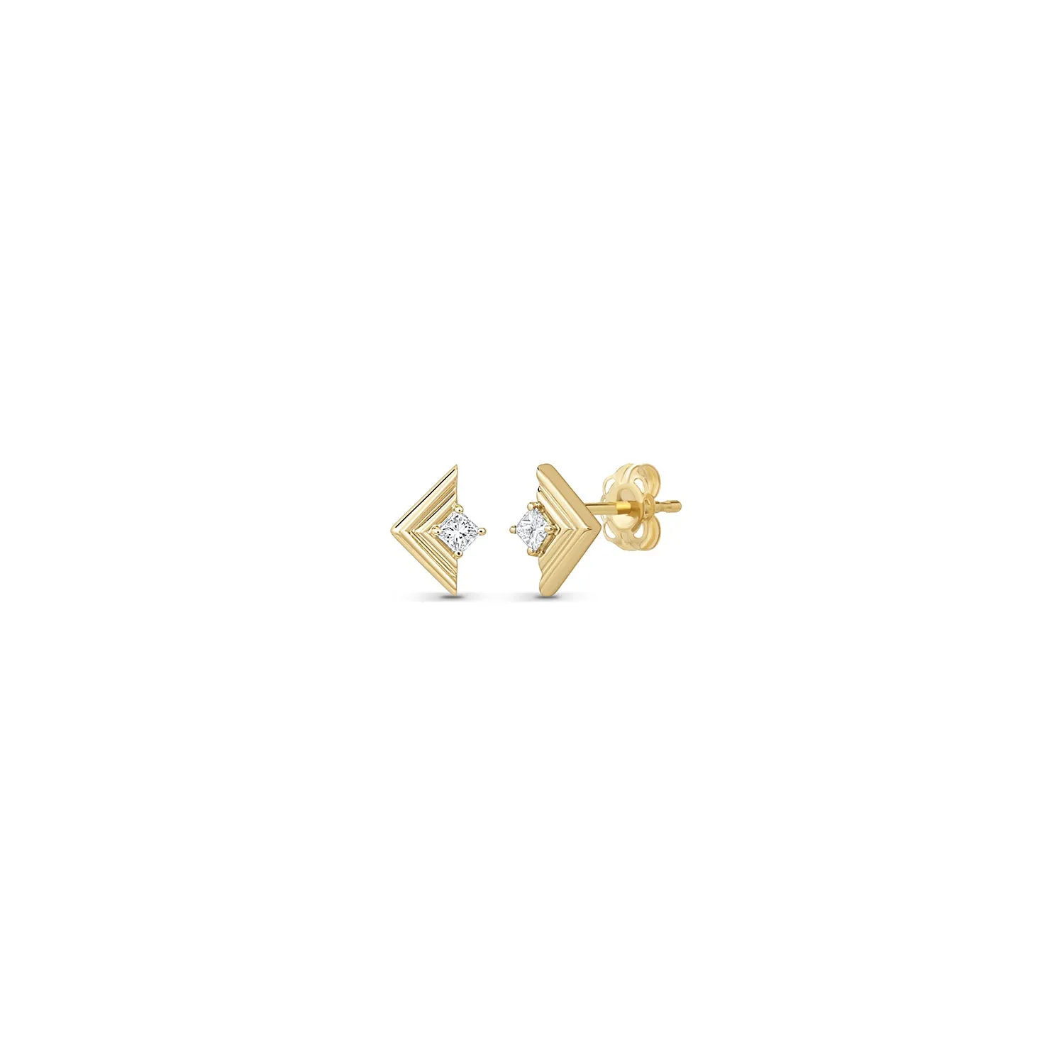 Mini Frame Studs Diamond