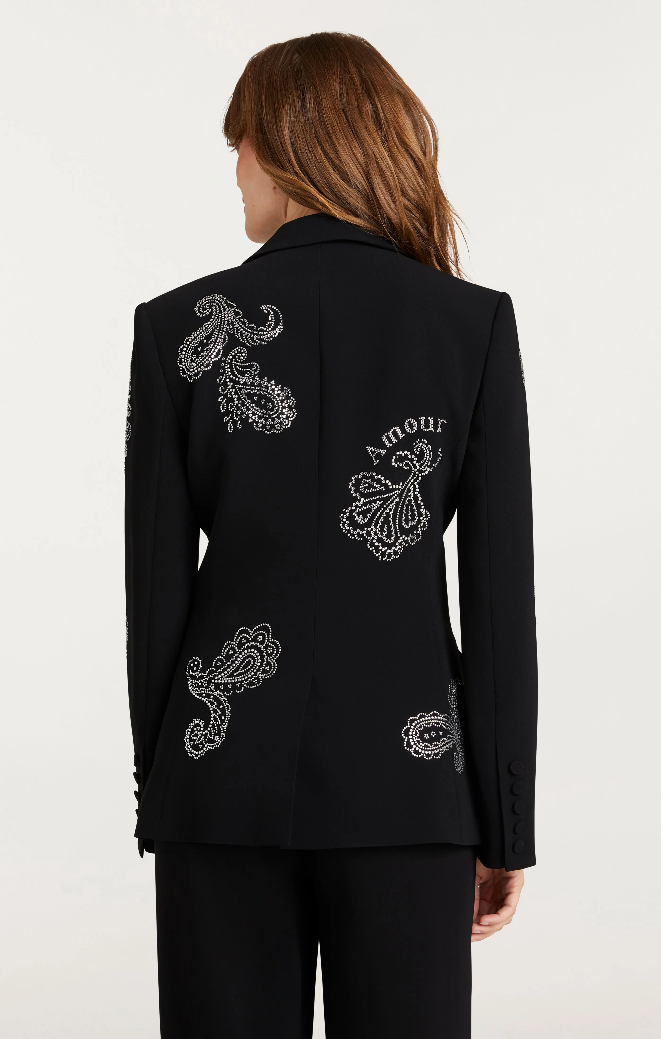 Mini Paisley Embellished Cheyenne Blazer