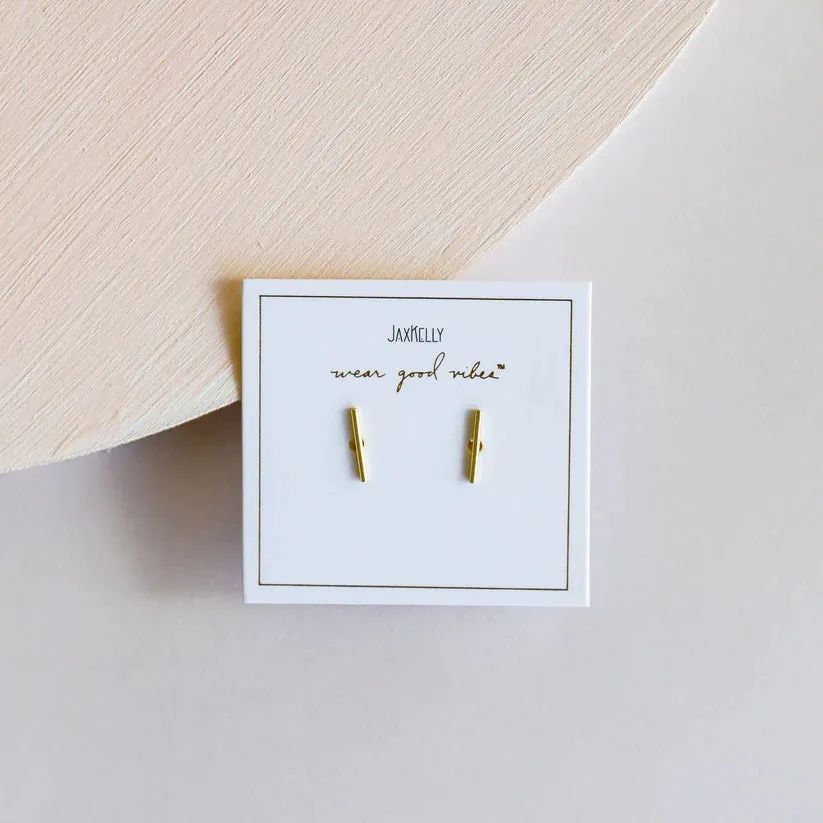 Minimalist Bar Earring