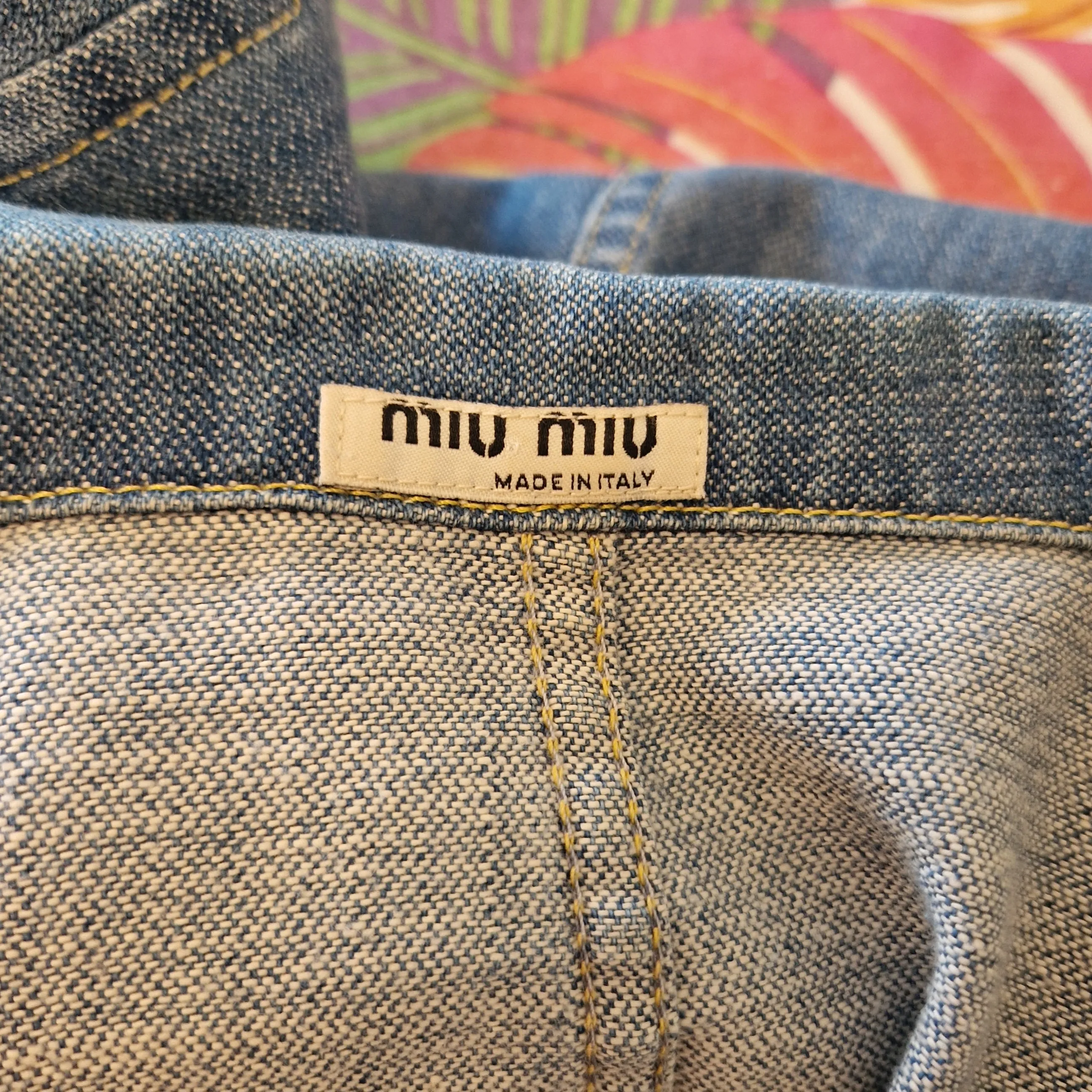 Miu Miu | Giacca in denim chiaro