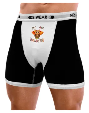 My 1st Thanksgiving Mens Boxer Brief Underwear