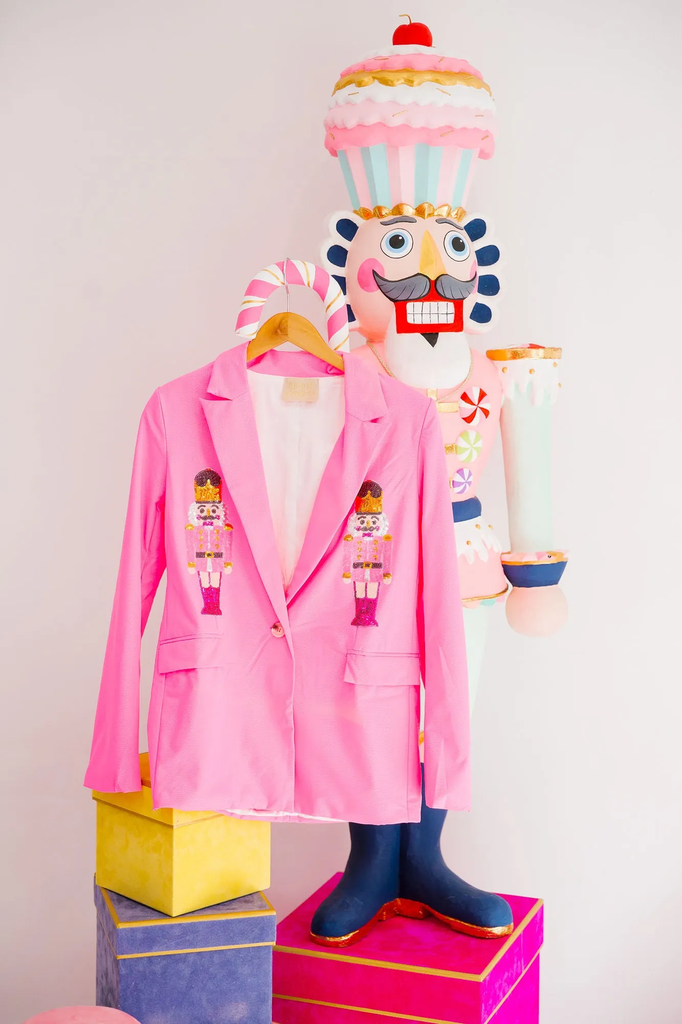 NUTCRACKER PINK BLAZER