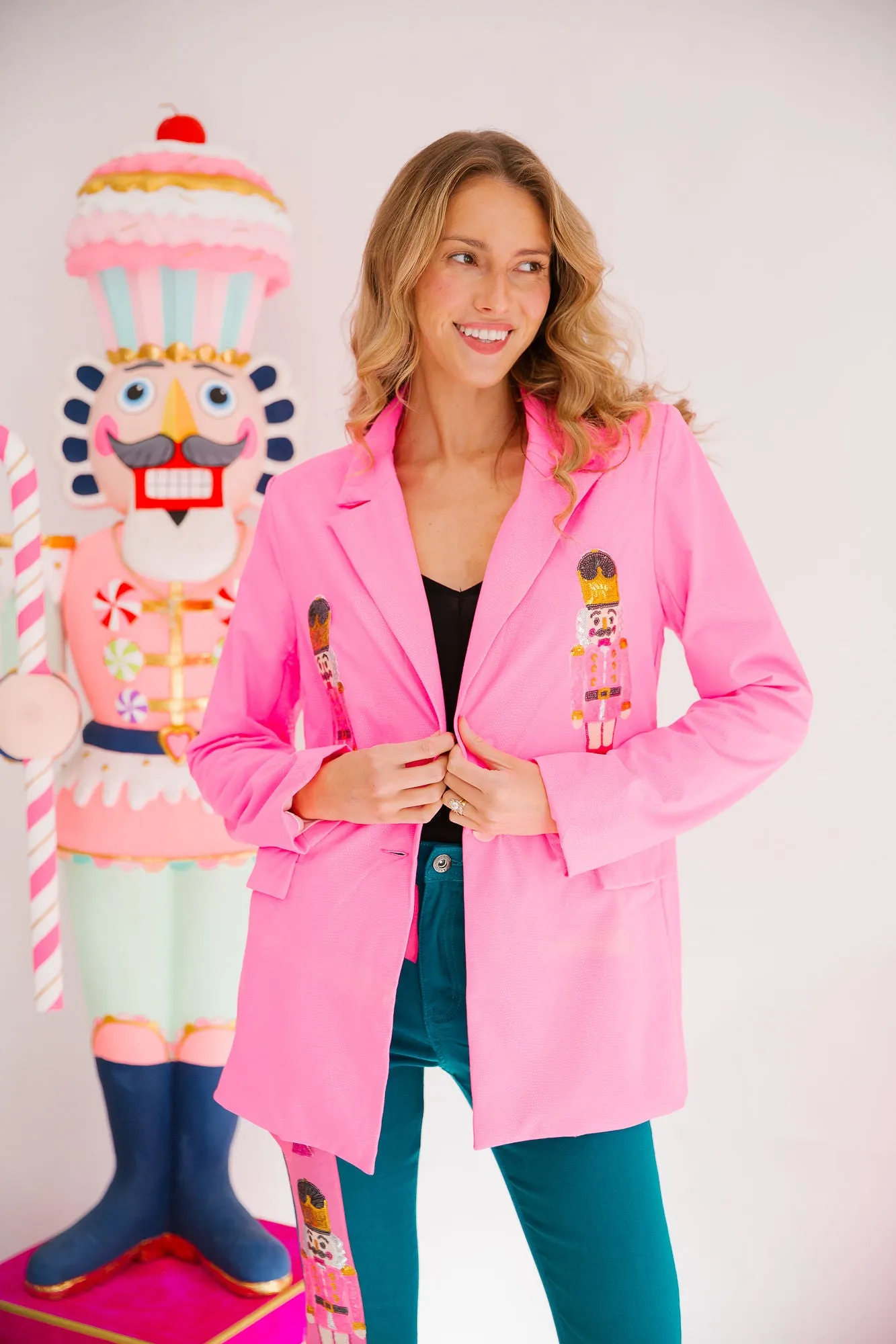 NUTCRACKER PINK BLAZER