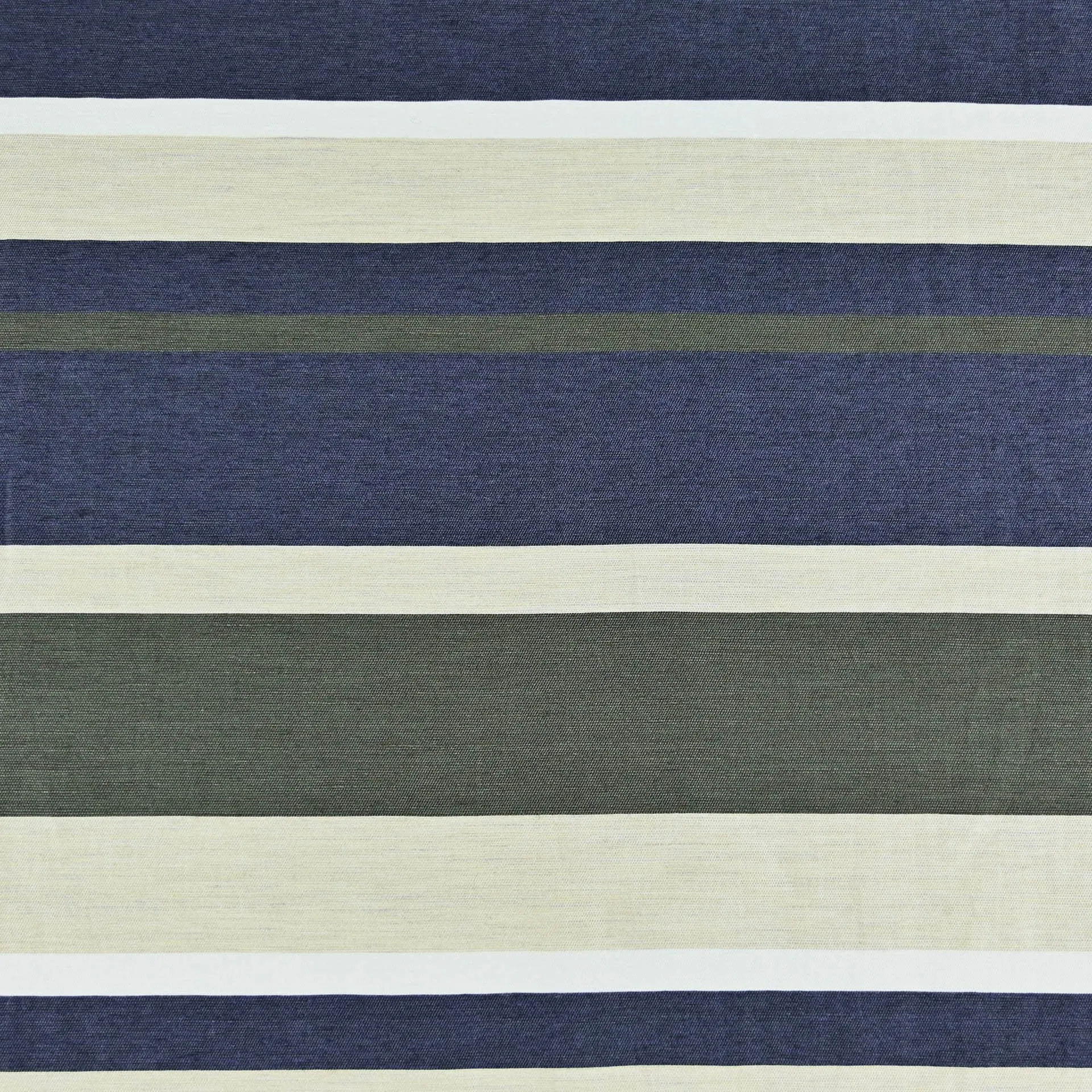 Olive Green Stripes Fabric 760