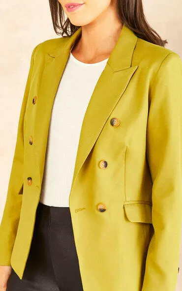 Olive Solid Blazer