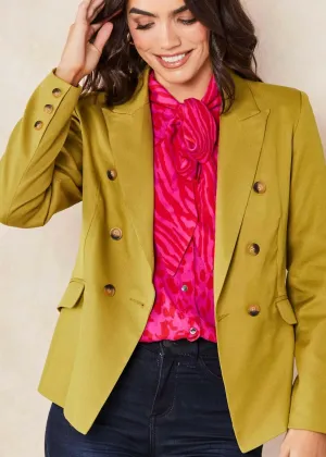 Olive Solid Blazer