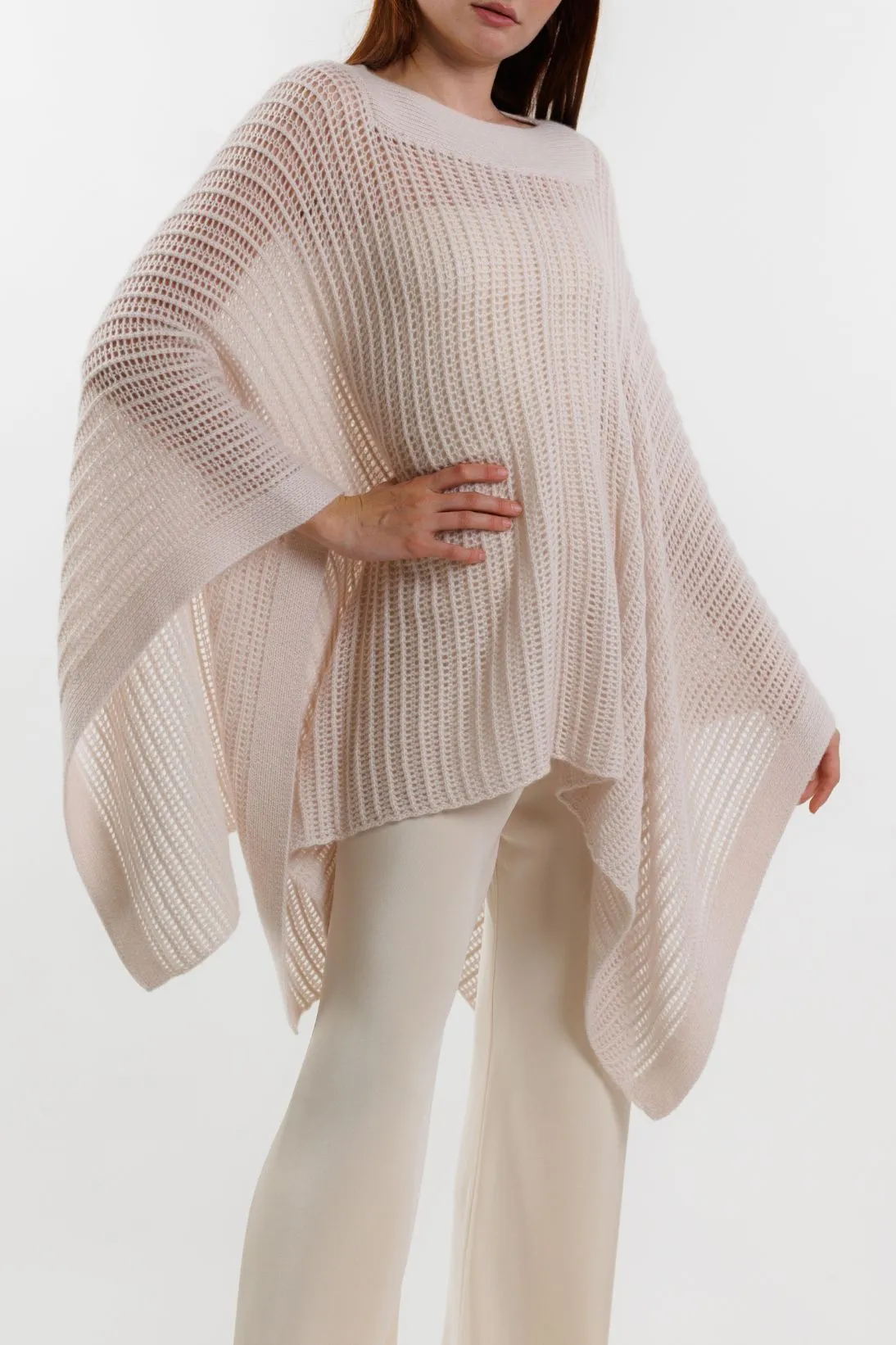 OPEN STITCH PONCHO