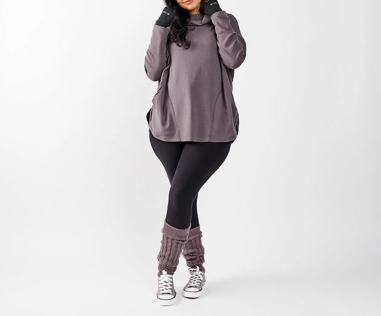 Organic Cotton - Pullover Pocket Poncho
