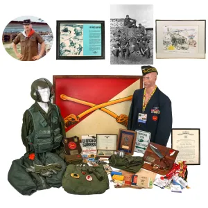 Original U.S. Vietnam War 3/17th Cavalry Hunter-Killer Team - Stogie- OH-6 Loach Scout Helicopter Pilot Extensive Grouping to D.F.C. Recipient