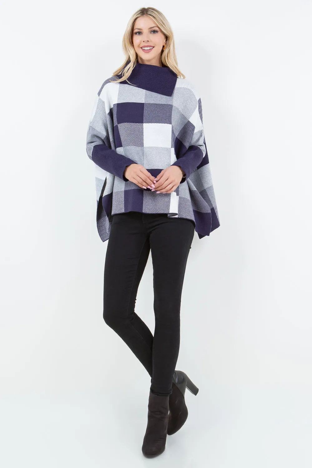 PA-4318 Checker Poncho