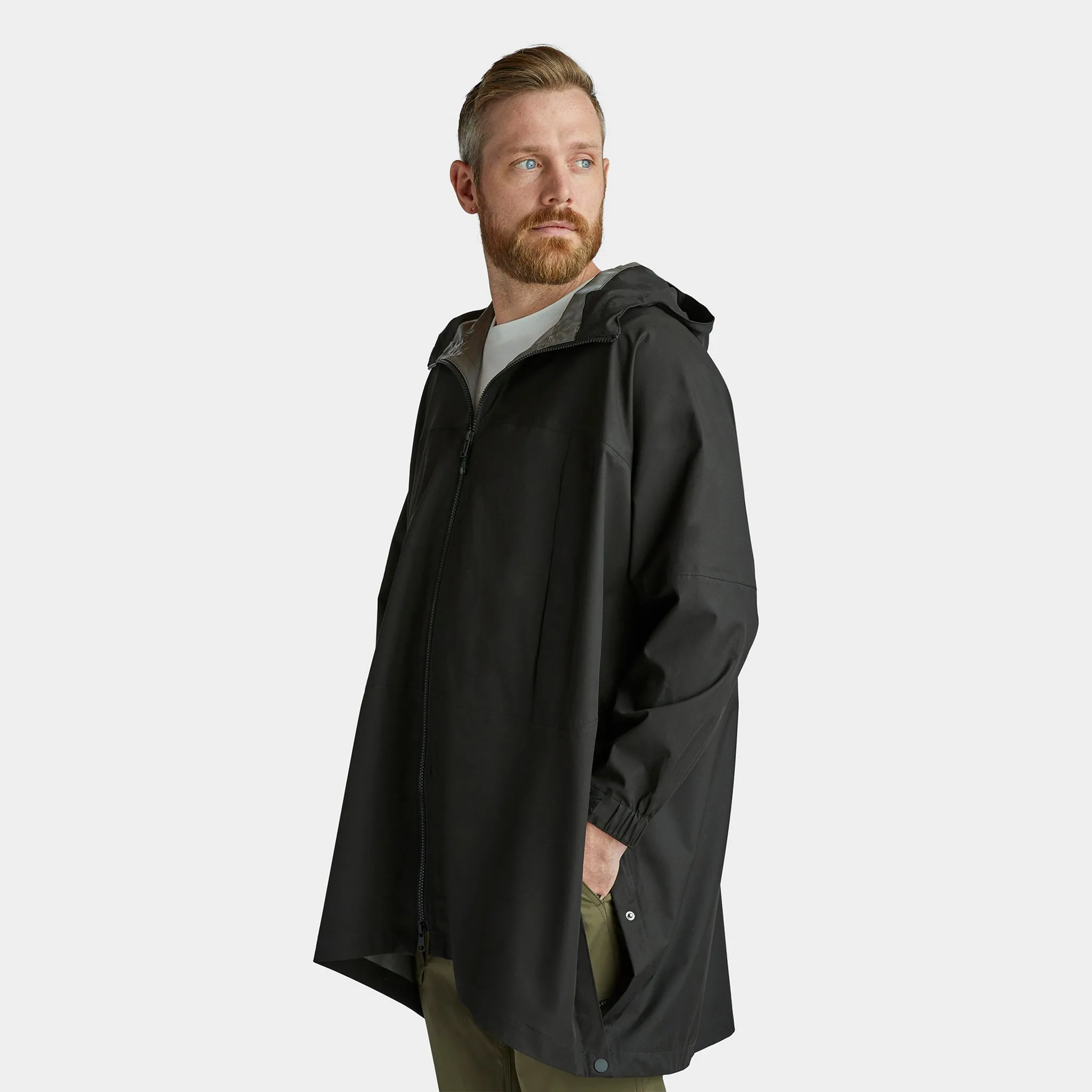 Packable Hooded Poncho