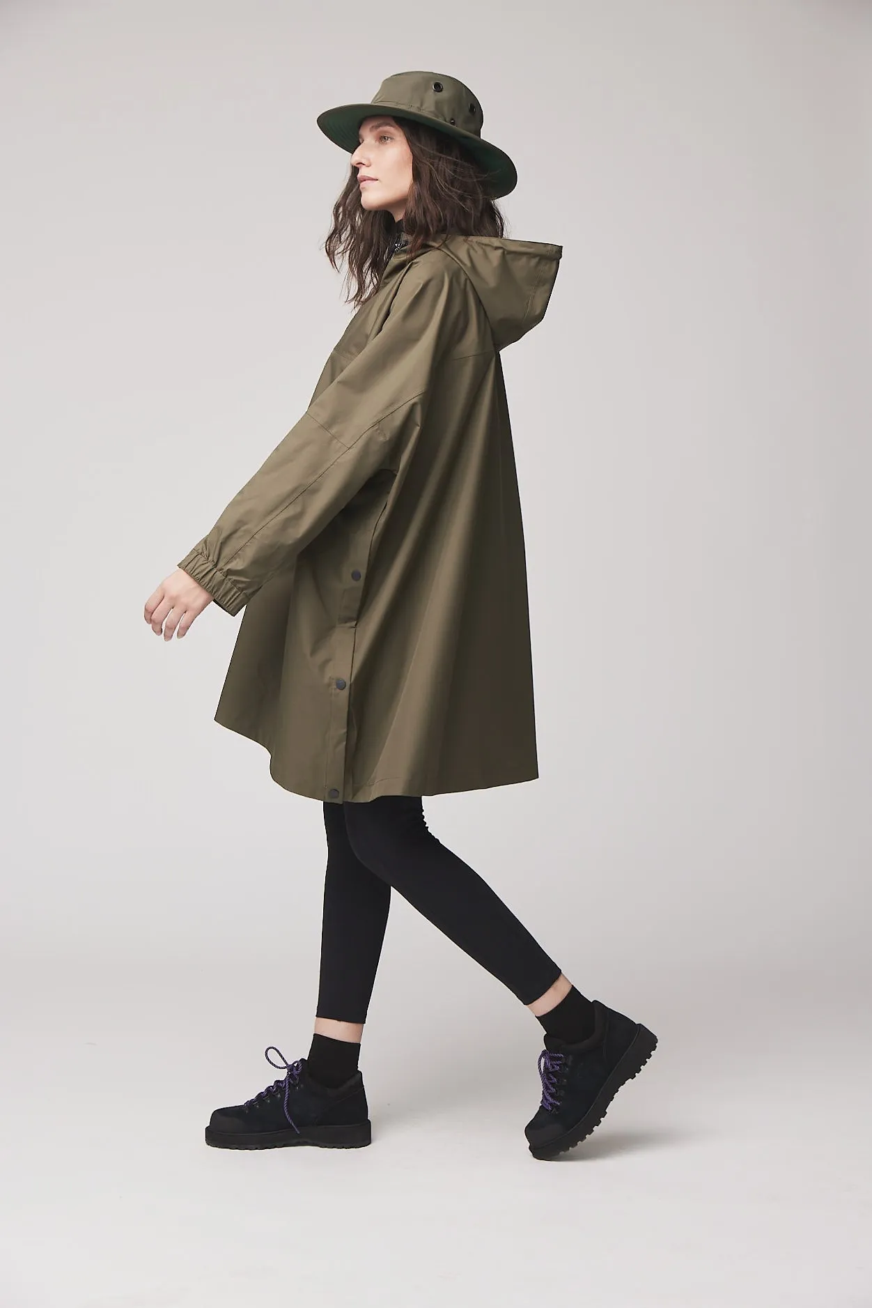 Packable Hooded Poncho