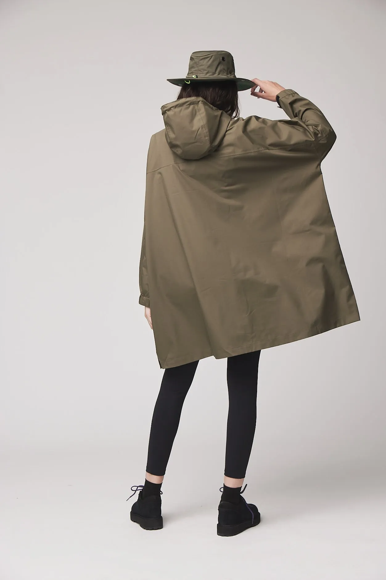 Packable Hooded Poncho