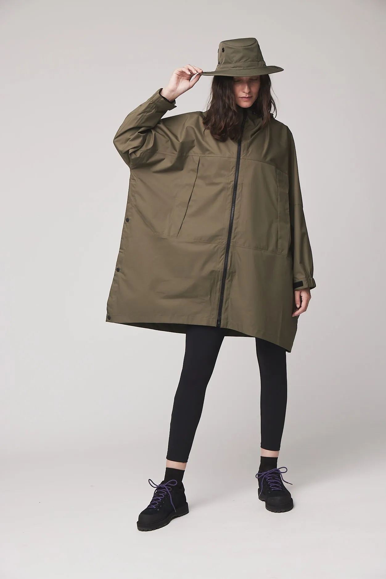 Packable Hooded Poncho