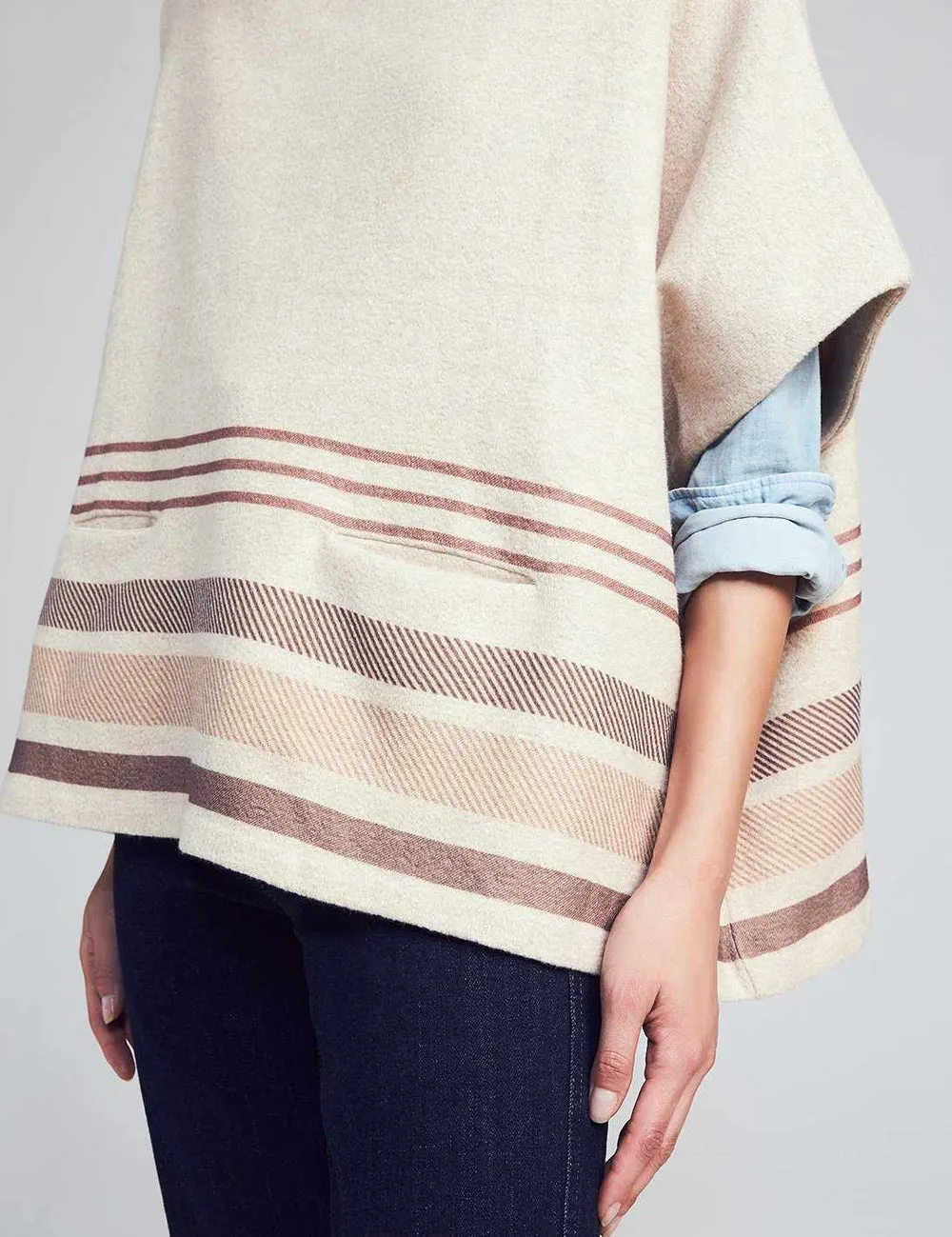 Park City Poncho in Sundance Serape