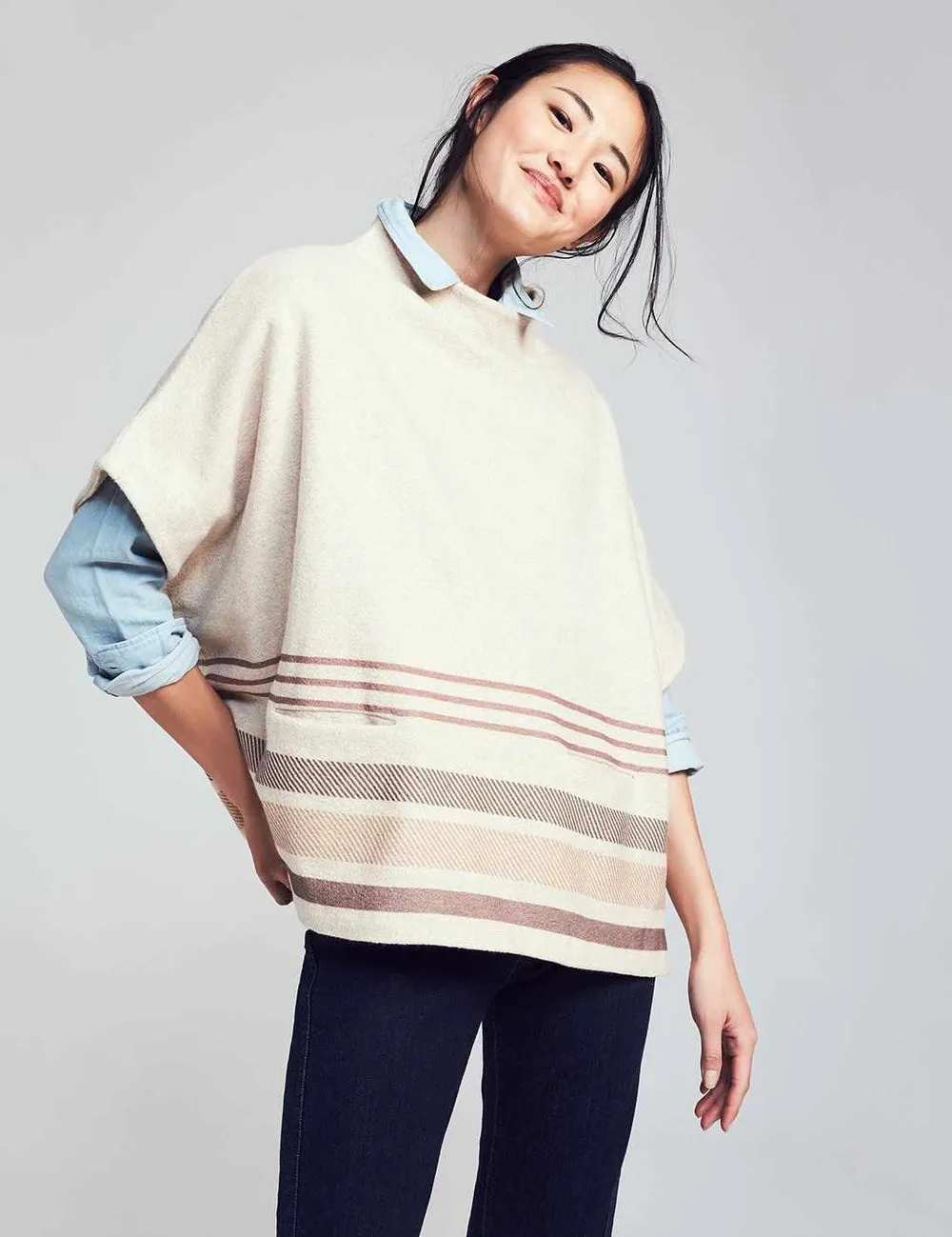 Park City Poncho in Sundance Serape