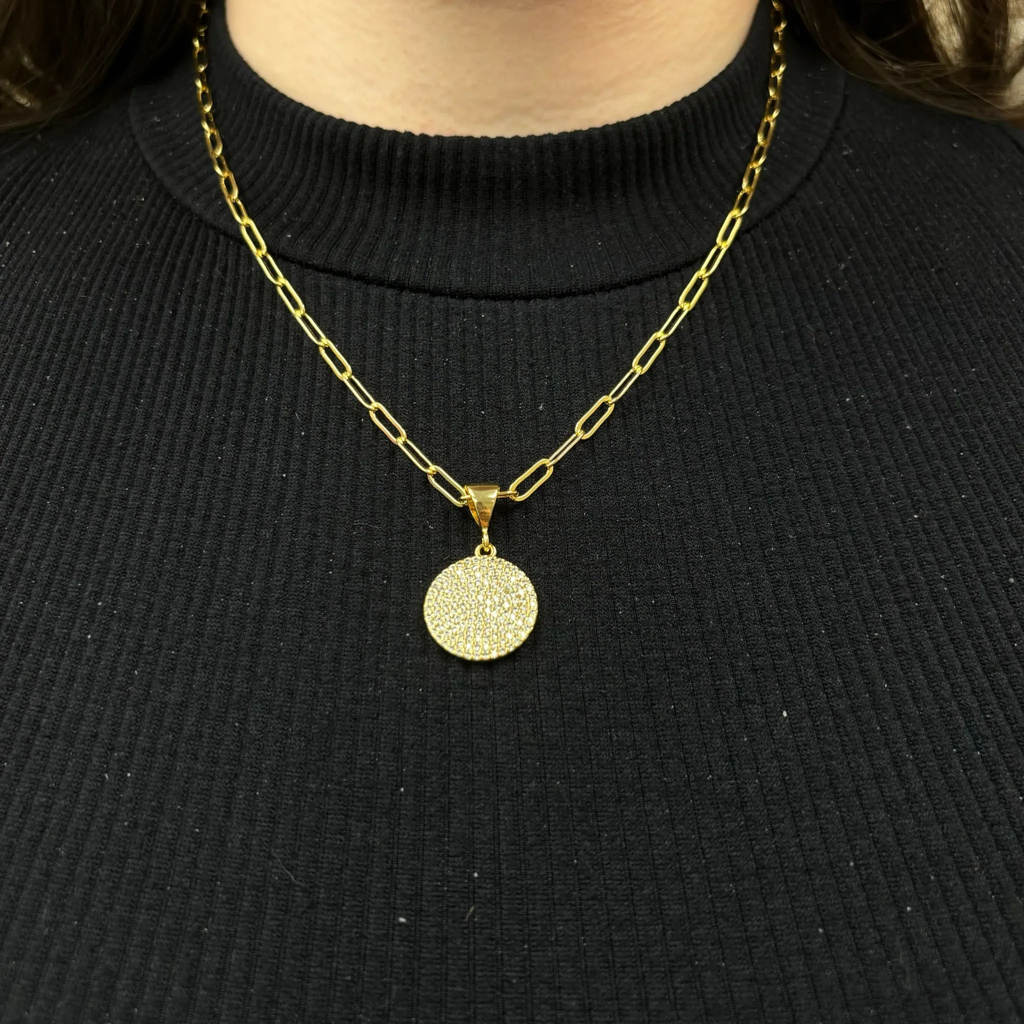 Pavé Drop Necklace