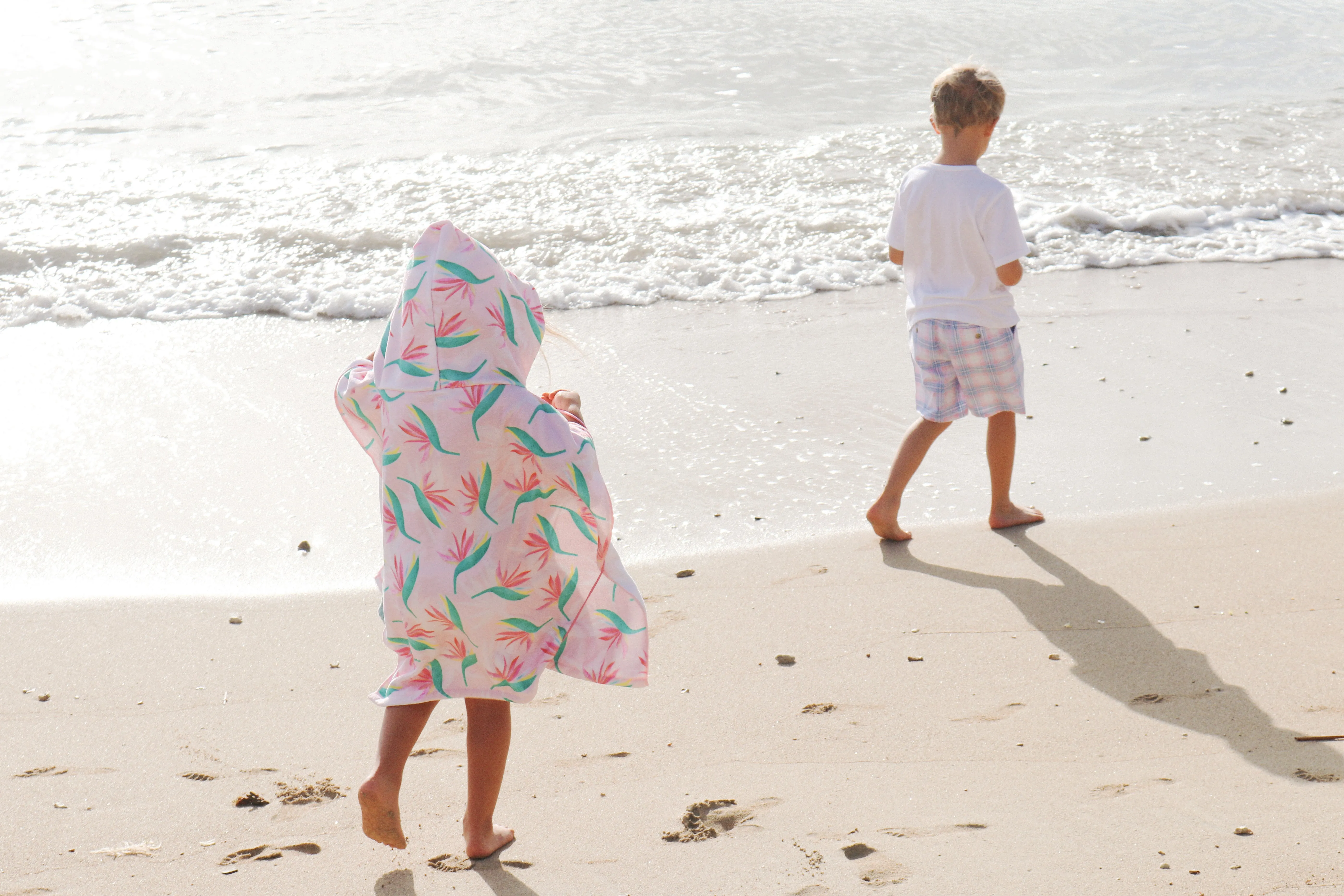 Pink Tropics Keiki Poncho