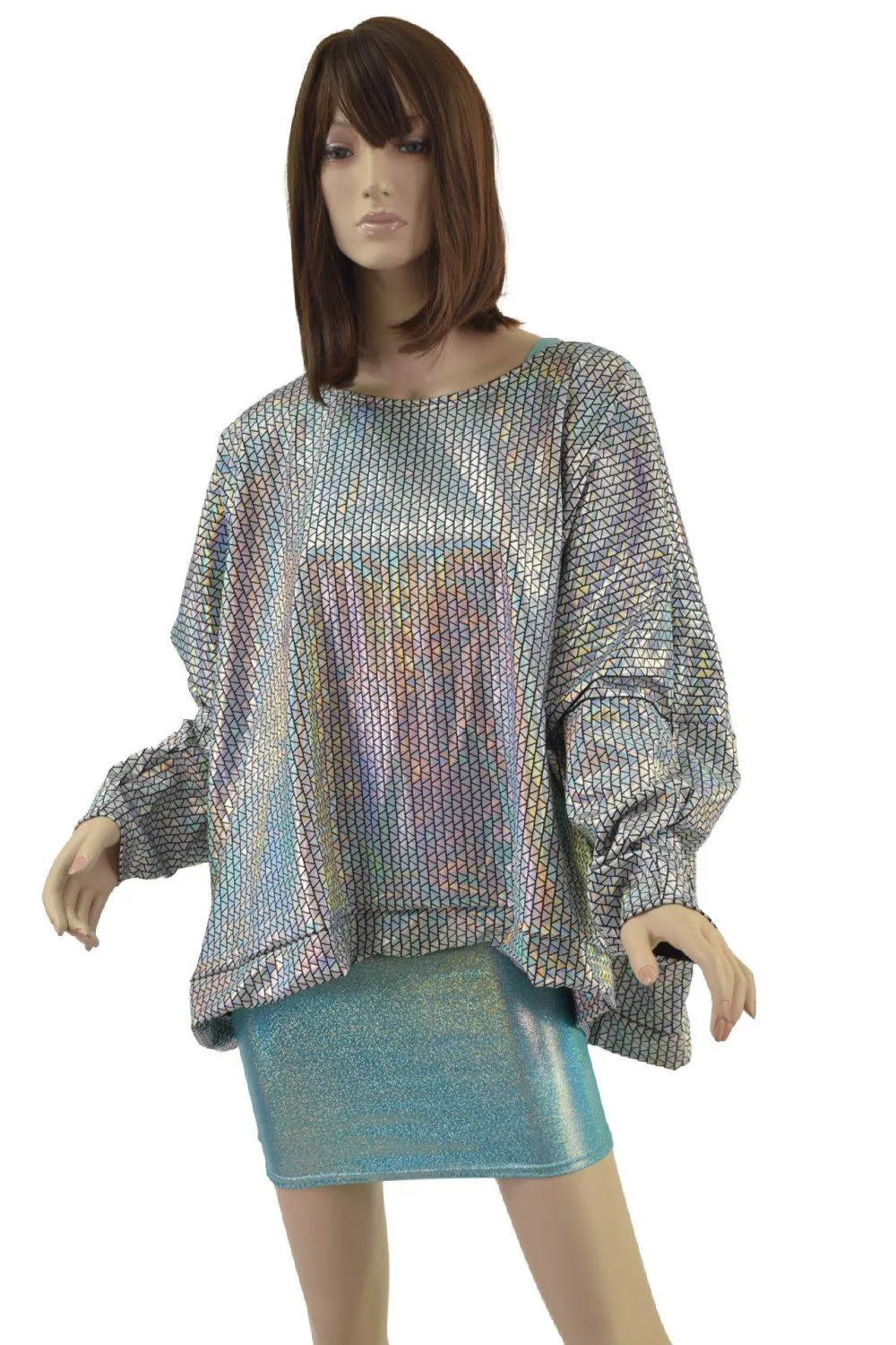 Prism Long Sleeve Pullover Poncho