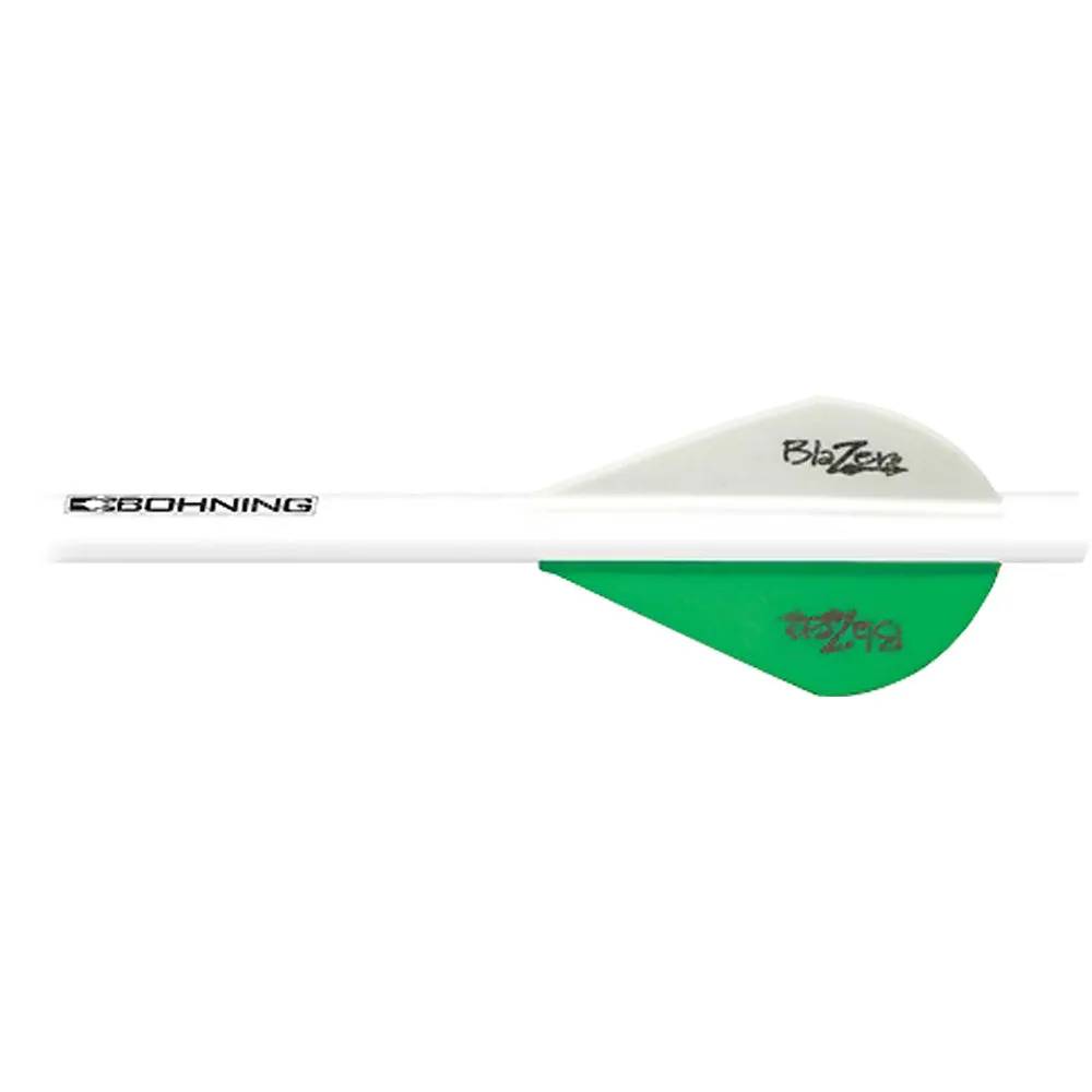 PSE Blazer Vanes Green/White - 6 pack