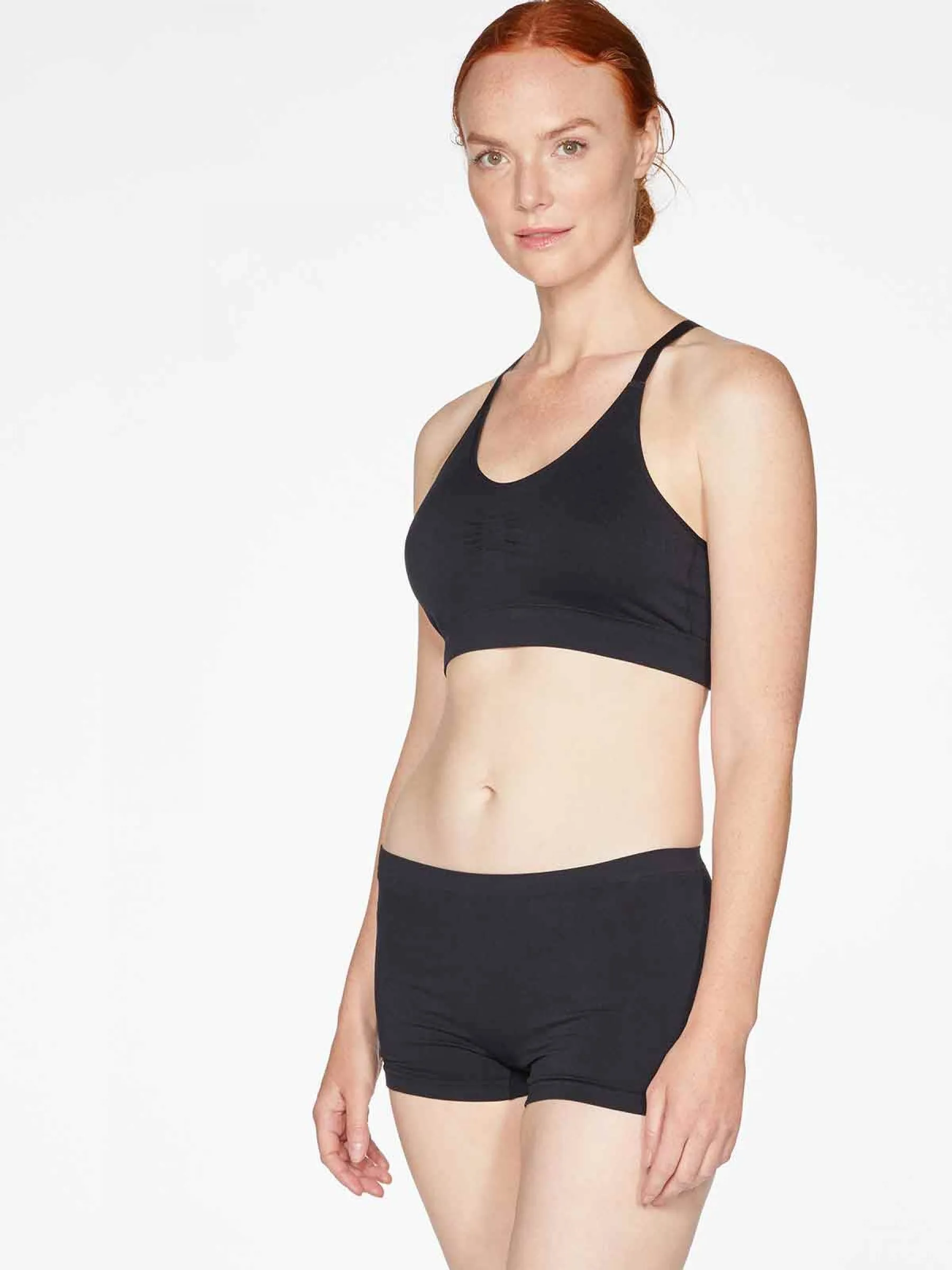 Renata Seamless Bralet - Black