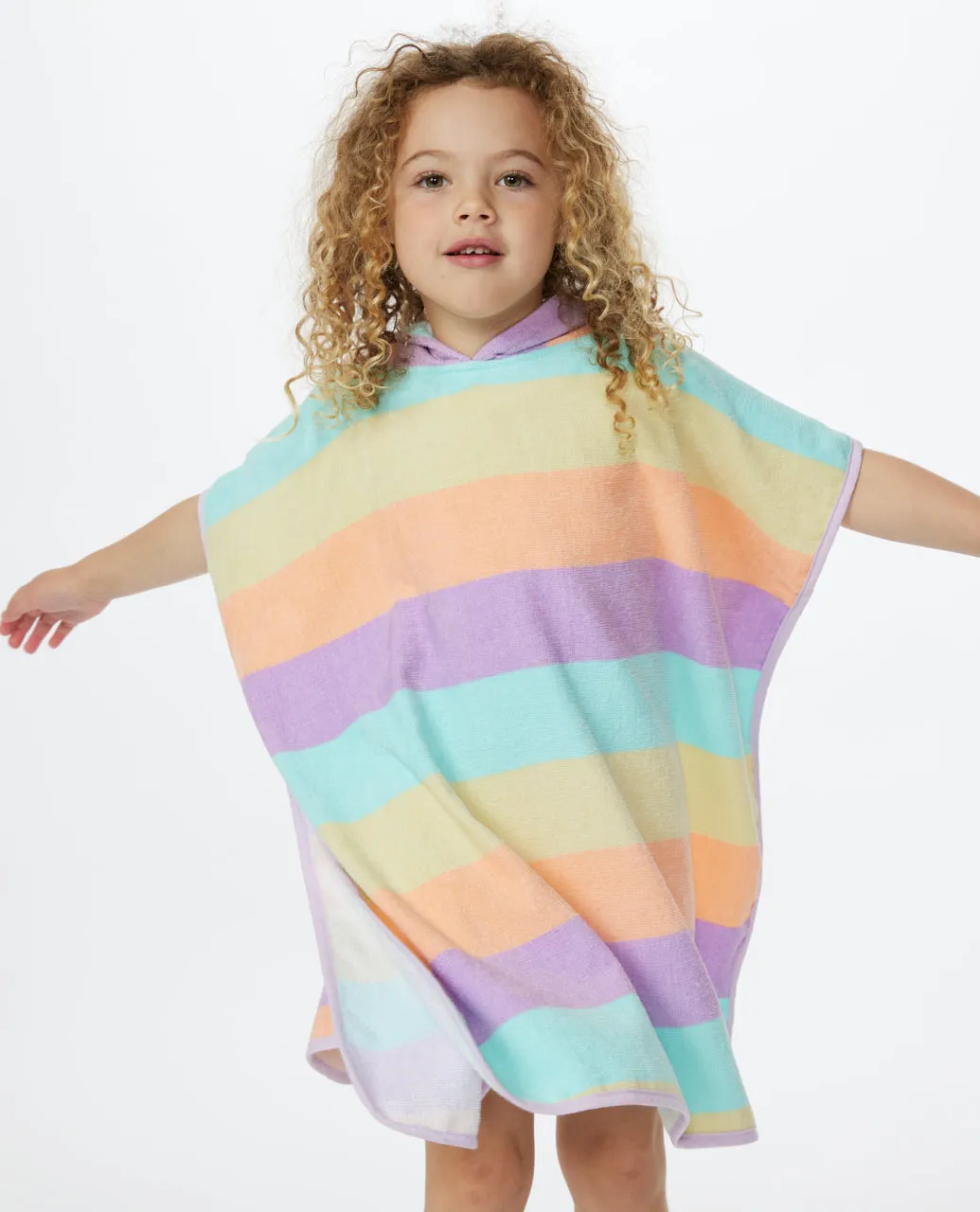 Rip Curl Kids Cove Hooded Beach Towel Poncho - Multico