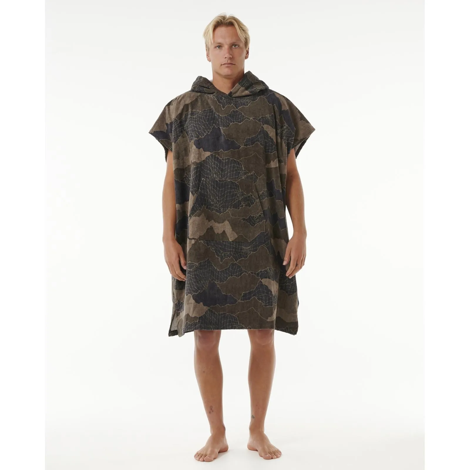 Rip Curl Mens Combo Poncho - Black/Olive