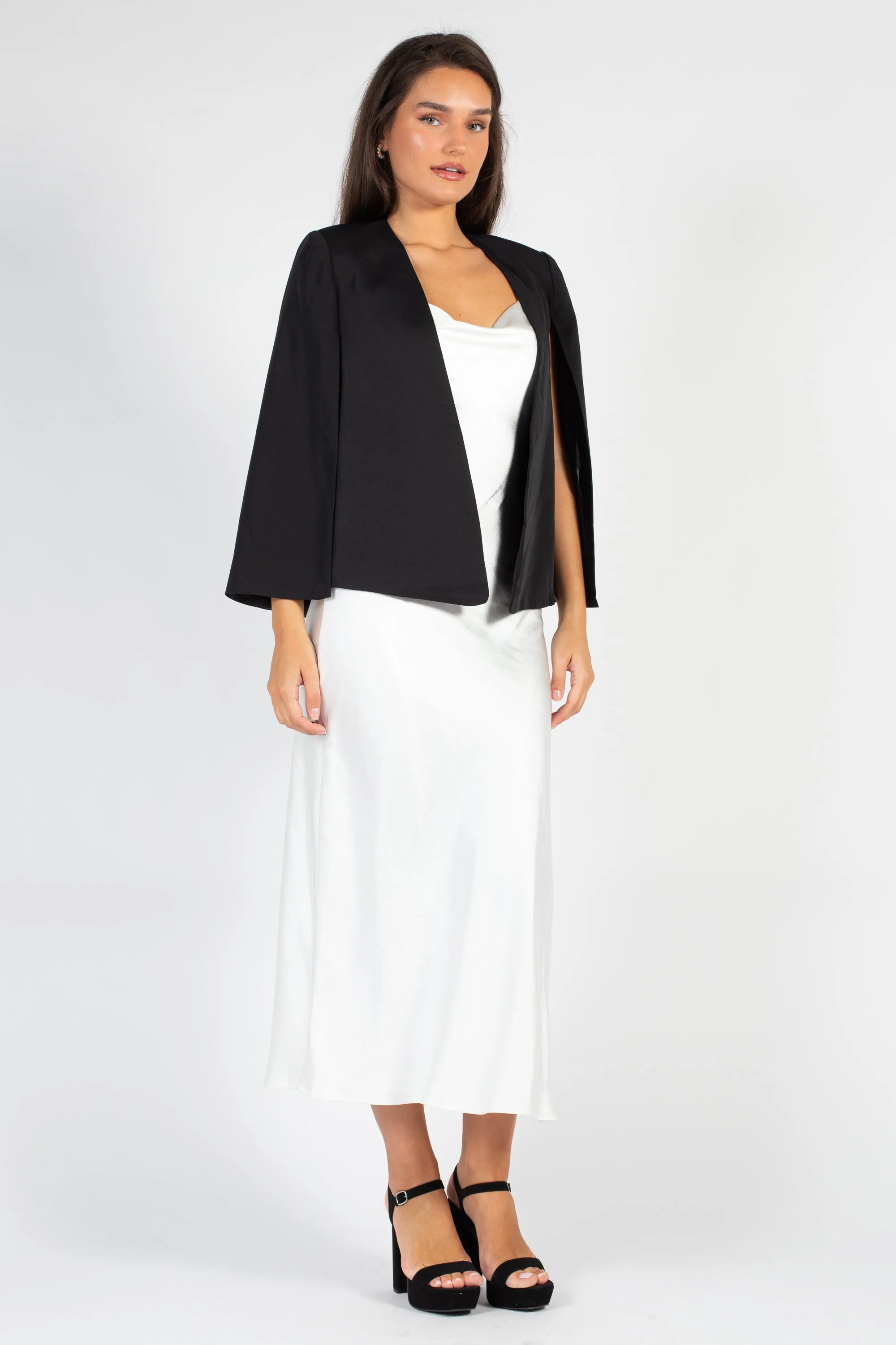 Risa Open Cape Blazer