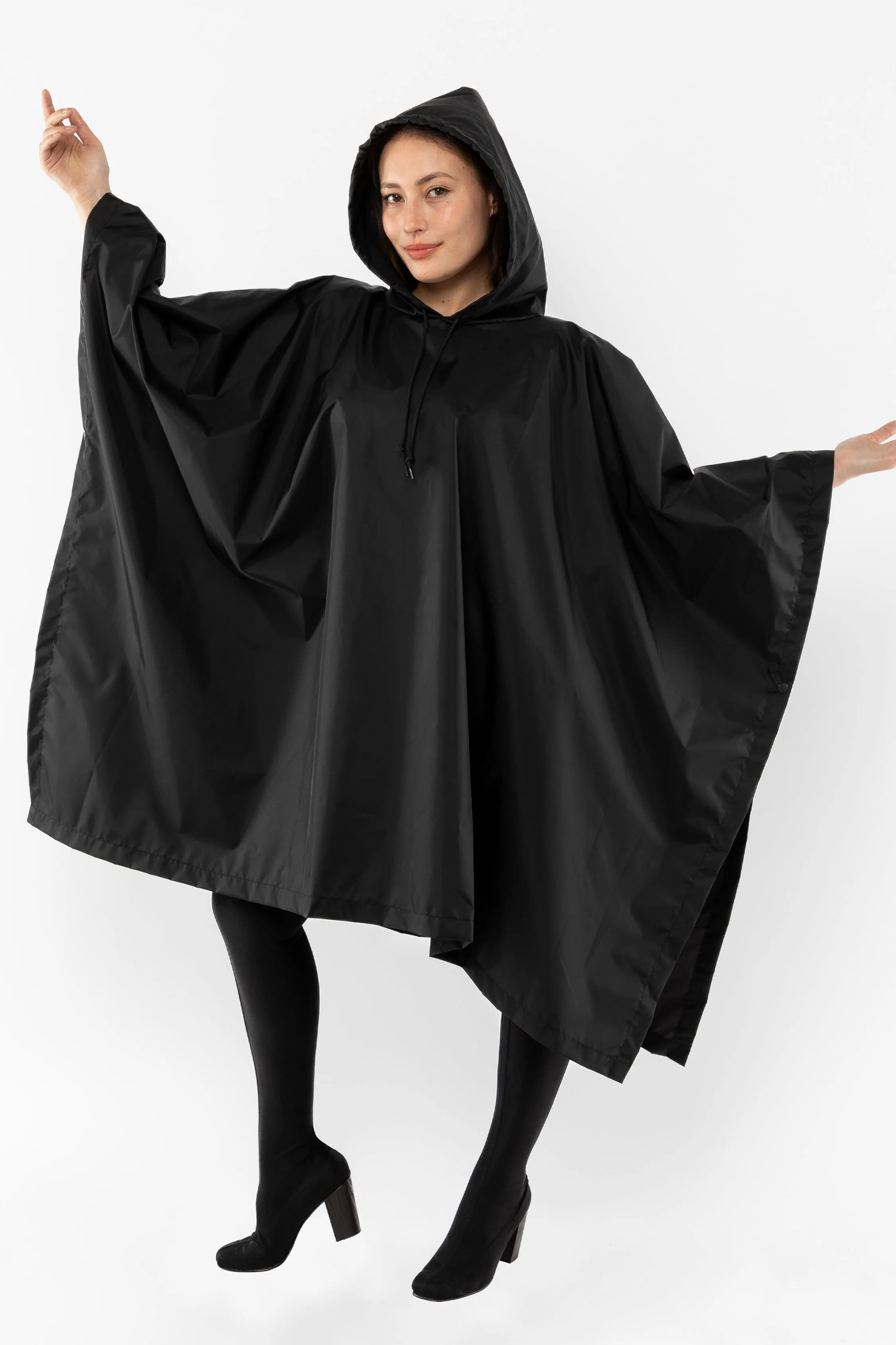 RNF419 - Hooded Nylon Rain Poncho