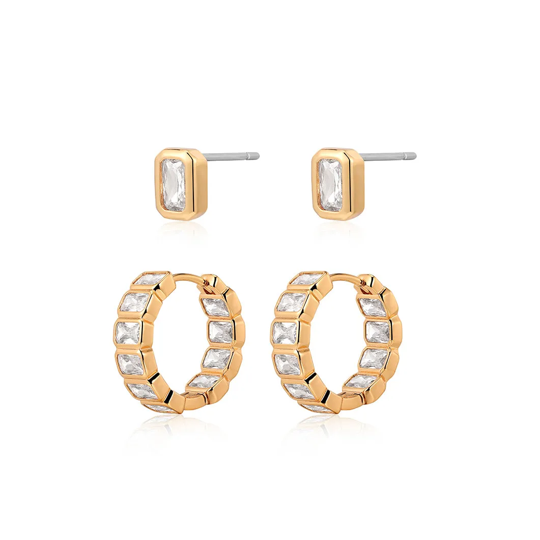 Rocksbox Exclusive Bianca Bezel Earring Pack