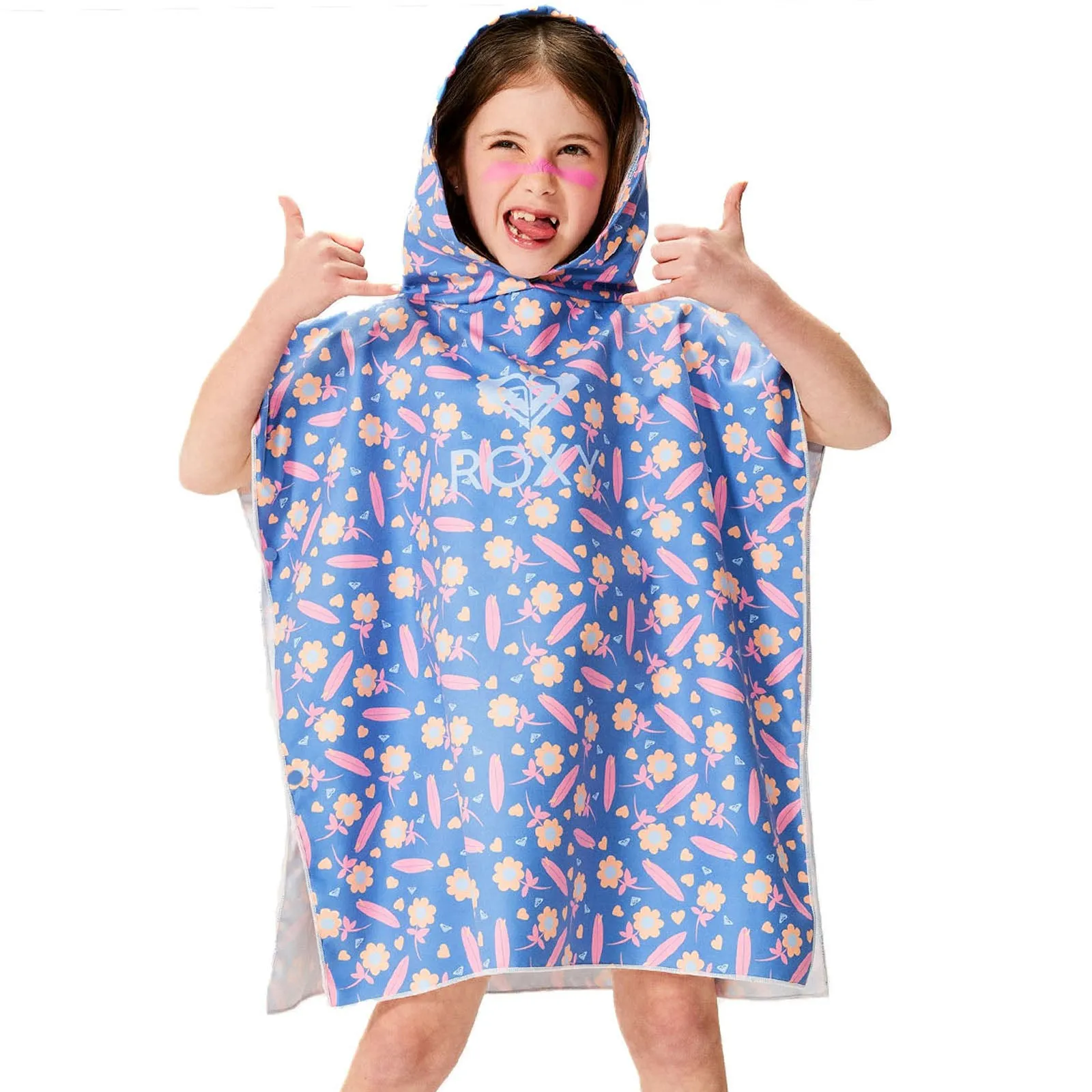 Roxy Kids Paradise Sunrise Hooded Towel Poncho - Ultramarine