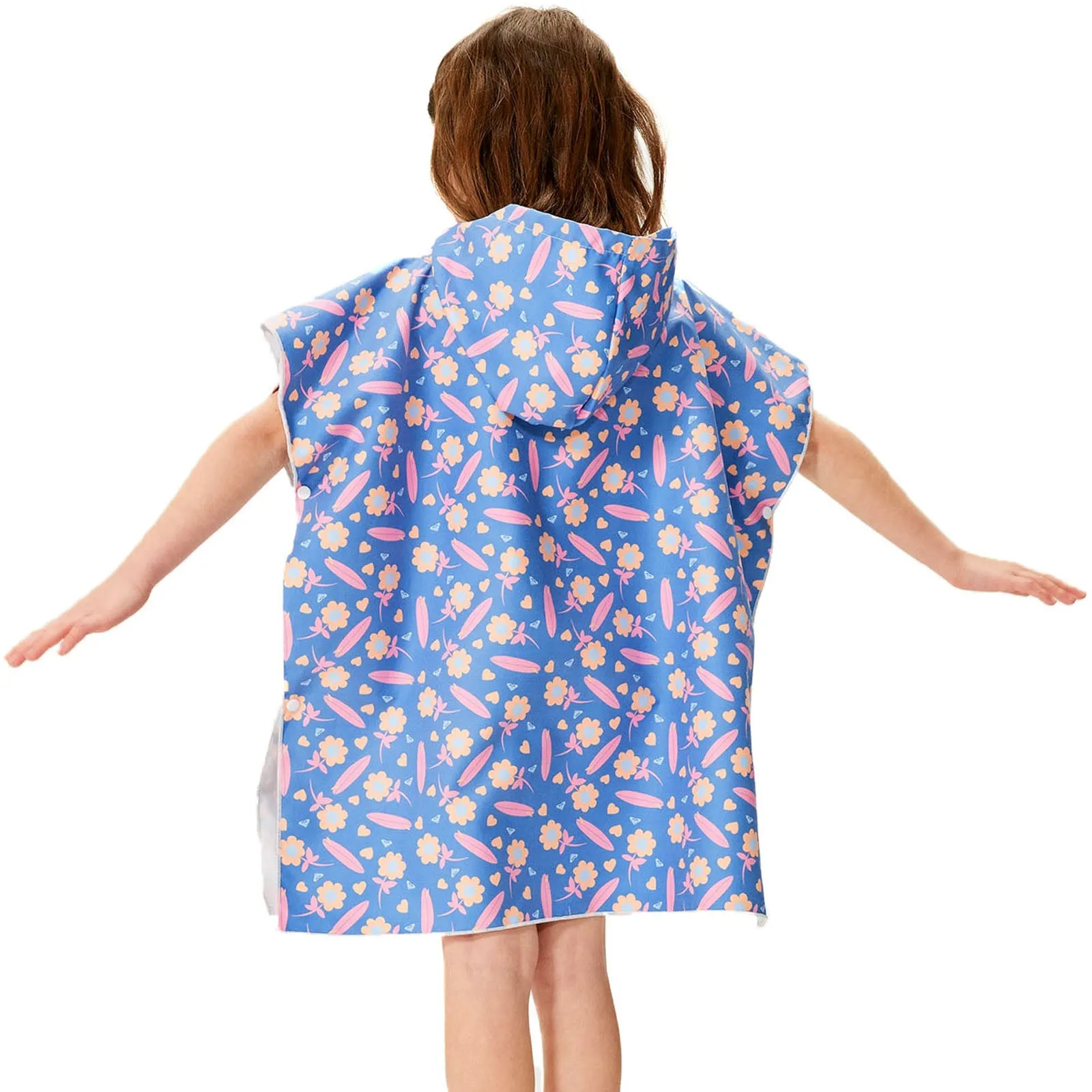 Roxy Kids Paradise Sunrise Hooded Towel Poncho - Ultramarine