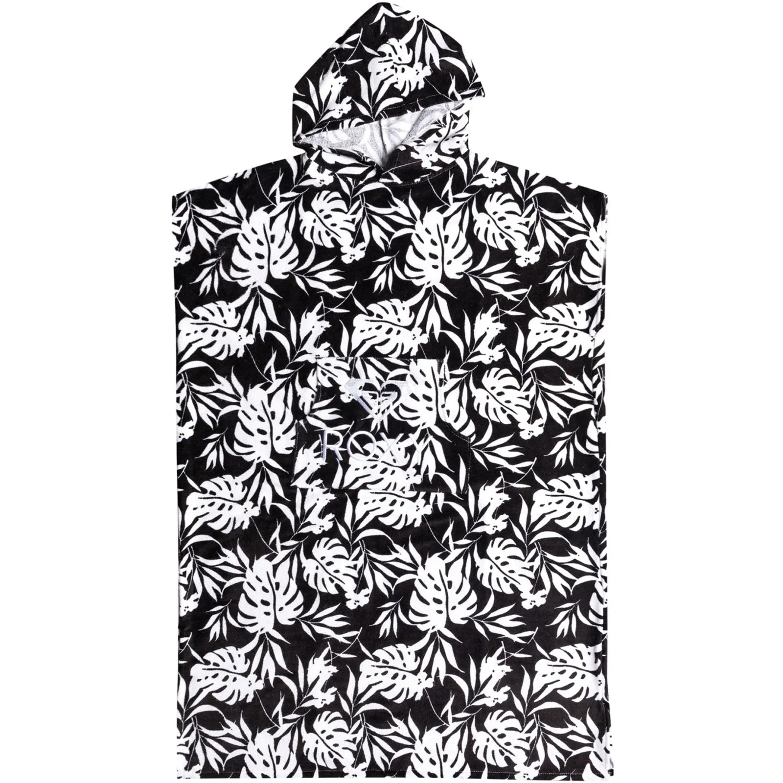 Roxy Womens Warmy Sunset Printed Hooded Towel Poncho