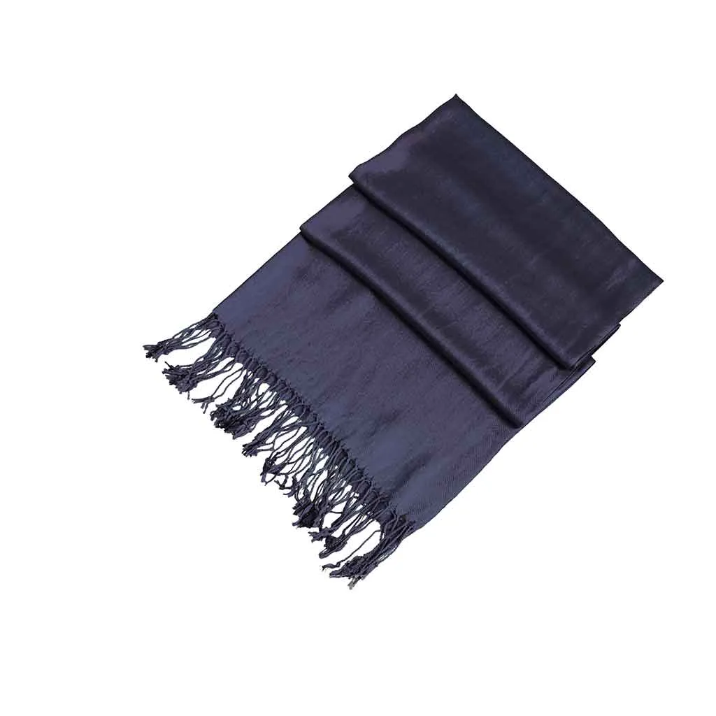 Sakkas Large Soft Silky Pashmina Feel Shawl Wrap Scarf Stole in Solid Colors