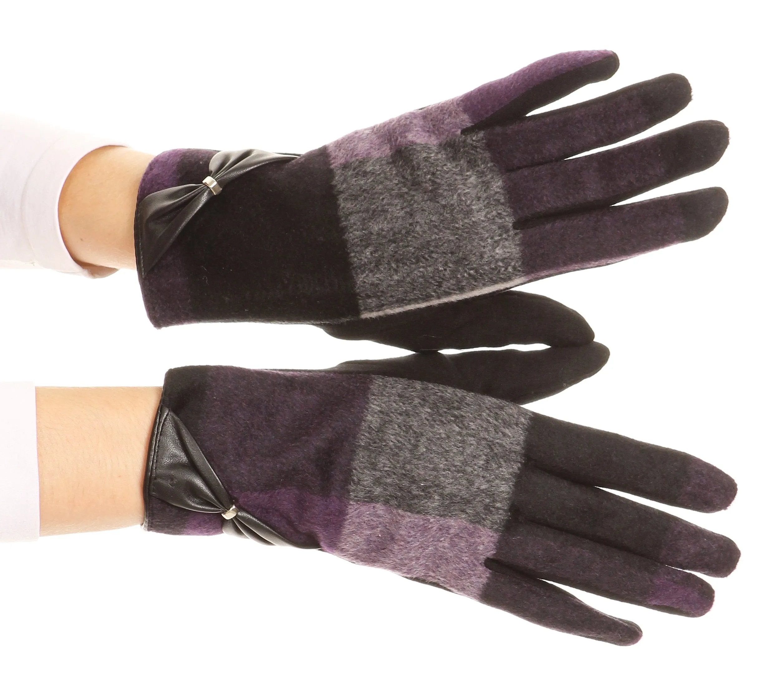 Sakkas Liya Classic Warm Driving Touch Screen Capable Stretch Gloves Fleece Lined