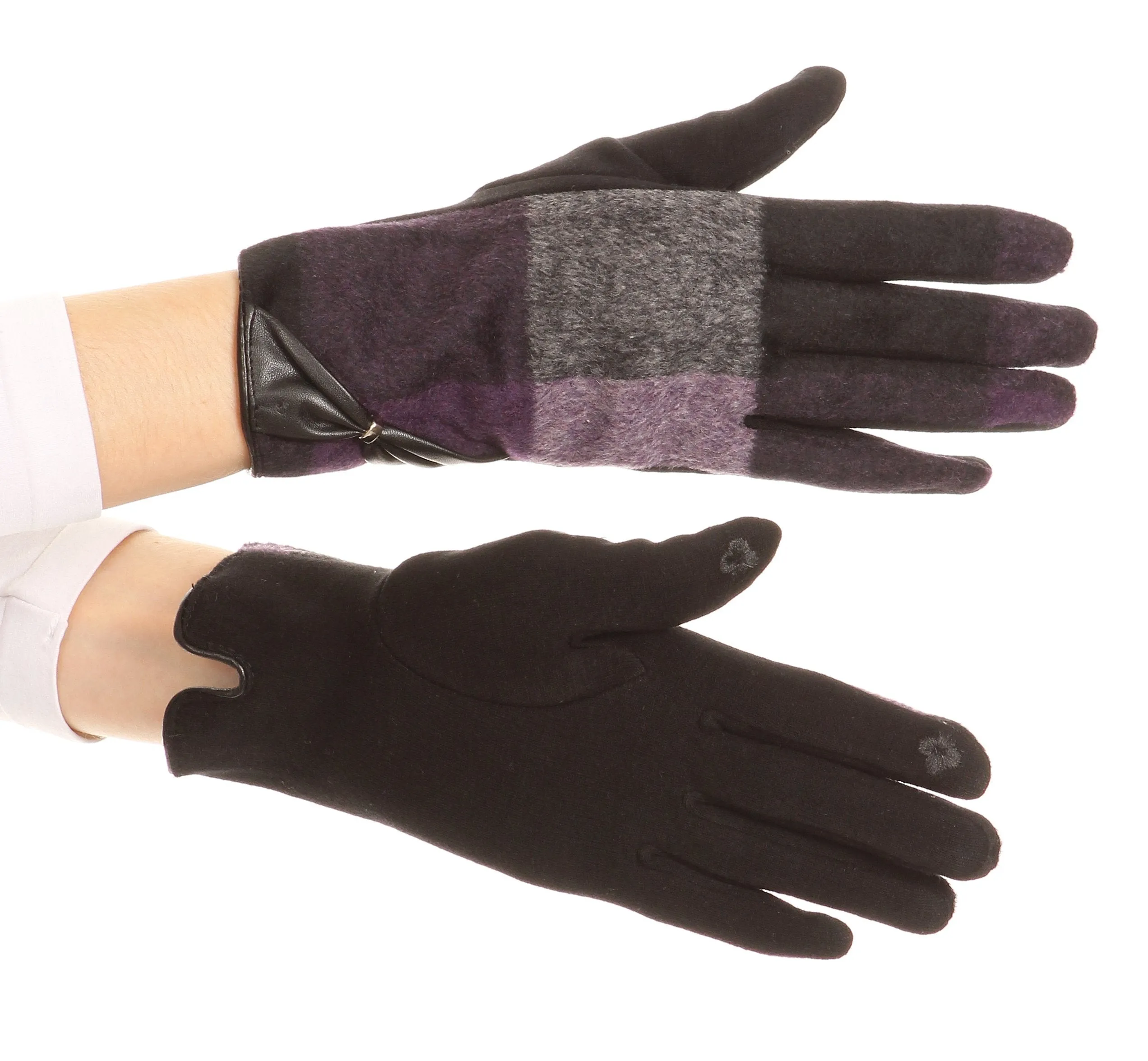 Sakkas Liya Classic Warm Driving Touch Screen Capable Stretch Gloves Fleece Lined