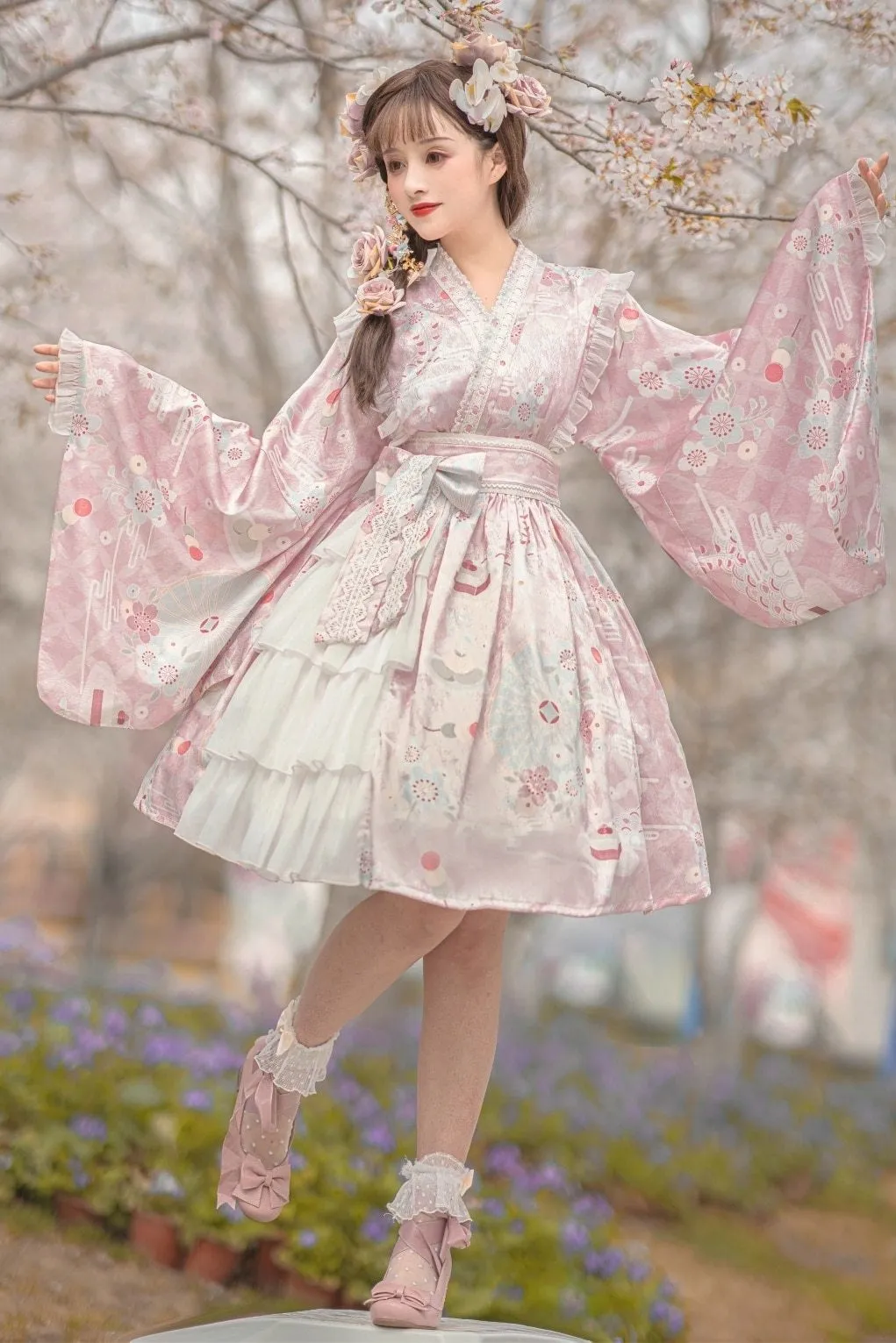 Sakura Kimono Lolita Dress