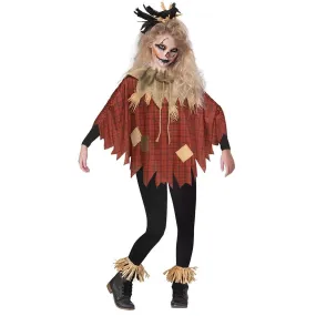 Scarecrow Poncho for Girls