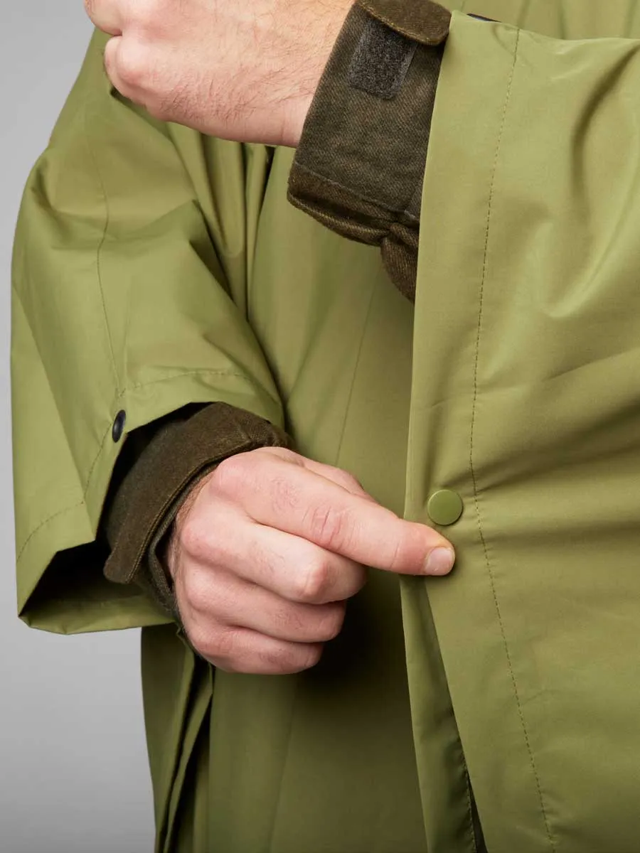 SEELAND Taxus Packable Rain Poncho - Martini Olive