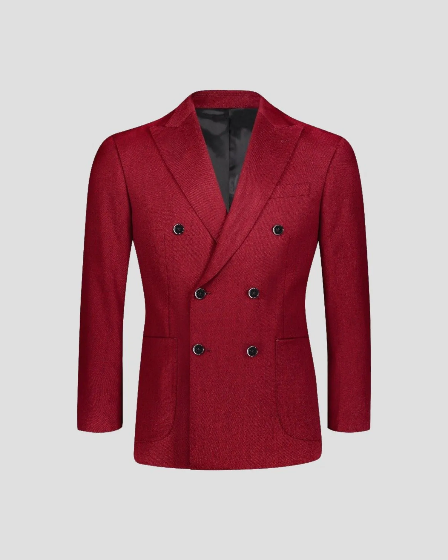 SG Double Breasted Blazer  – Burgundy