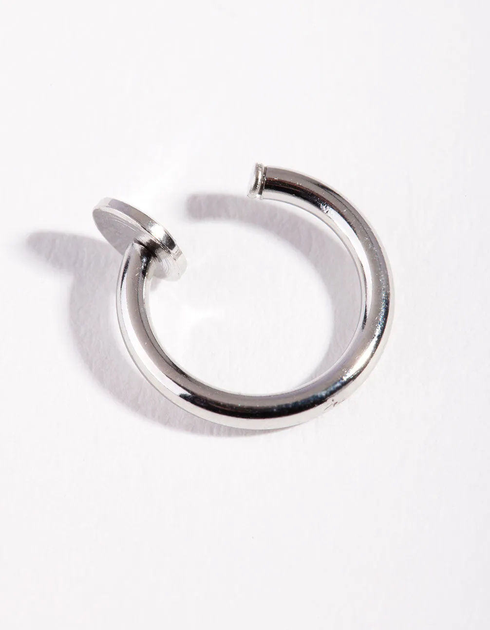 Silver Faux Body Ring