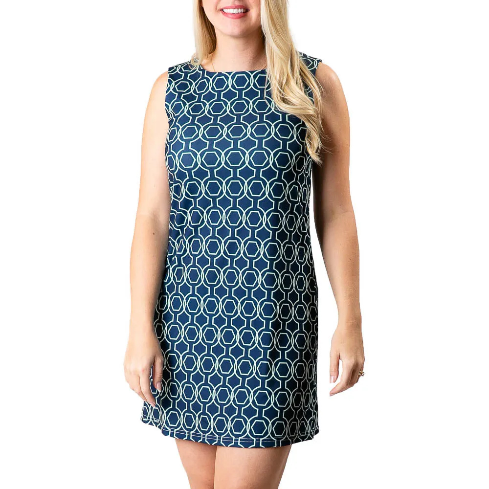 Sleeveless Sheath Dress in Prints - On Sale!