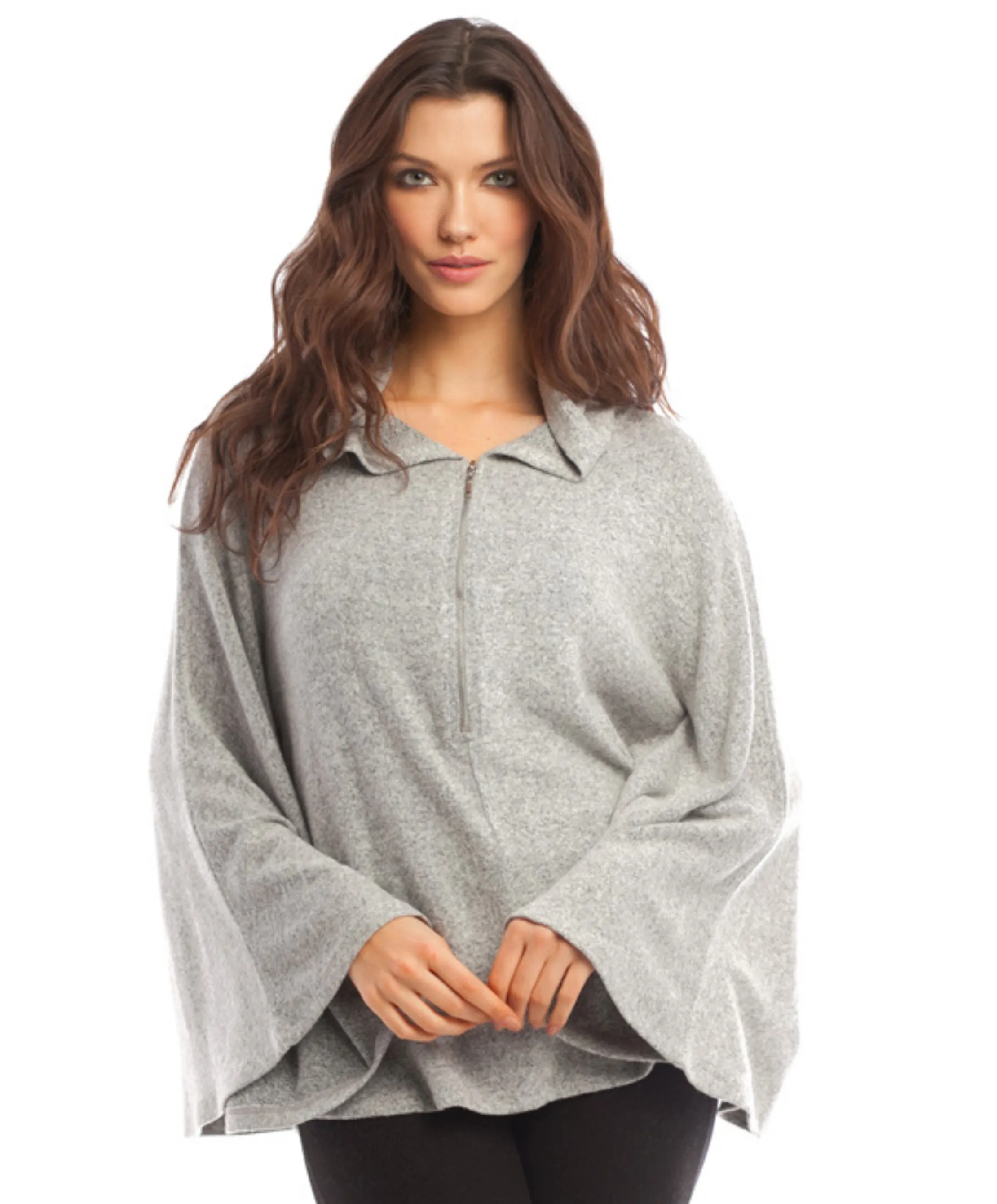 Sophia Kashmira Hooded Poncho