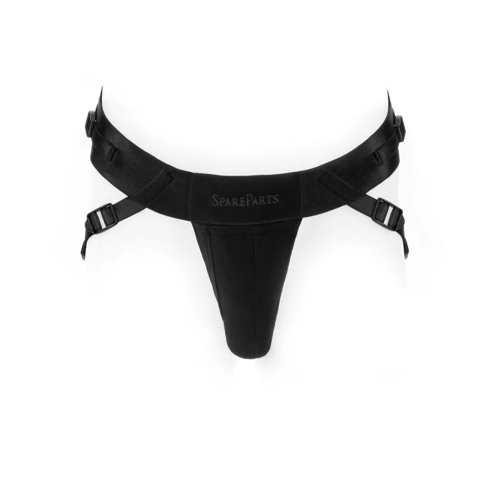 SpareParts Deuce Cover Underwear Harness Black (Double Strap) Size A Nylon