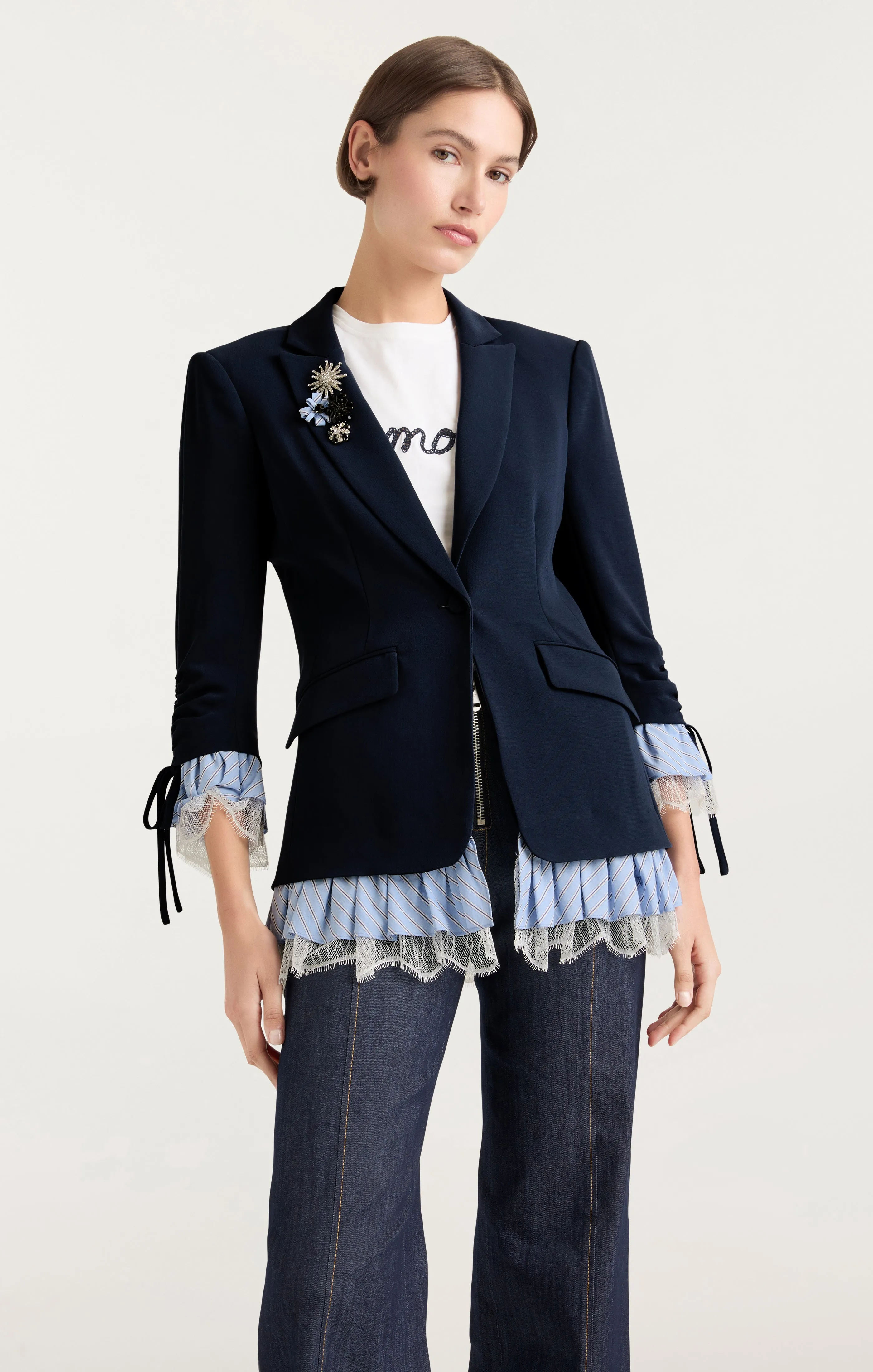 Striped Roxie Blazer