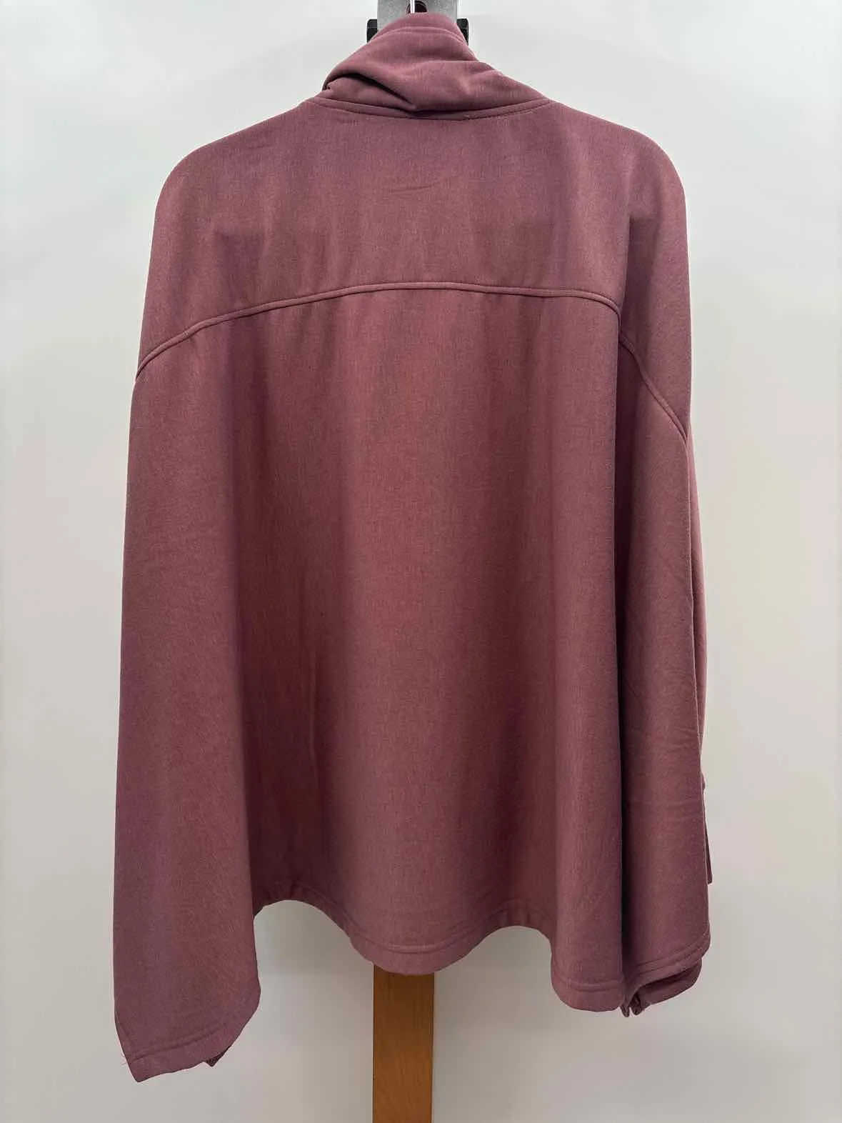 Tahari Women's Size M Mauve Solid Cape