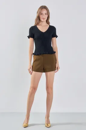 Tailored Basic Shorts