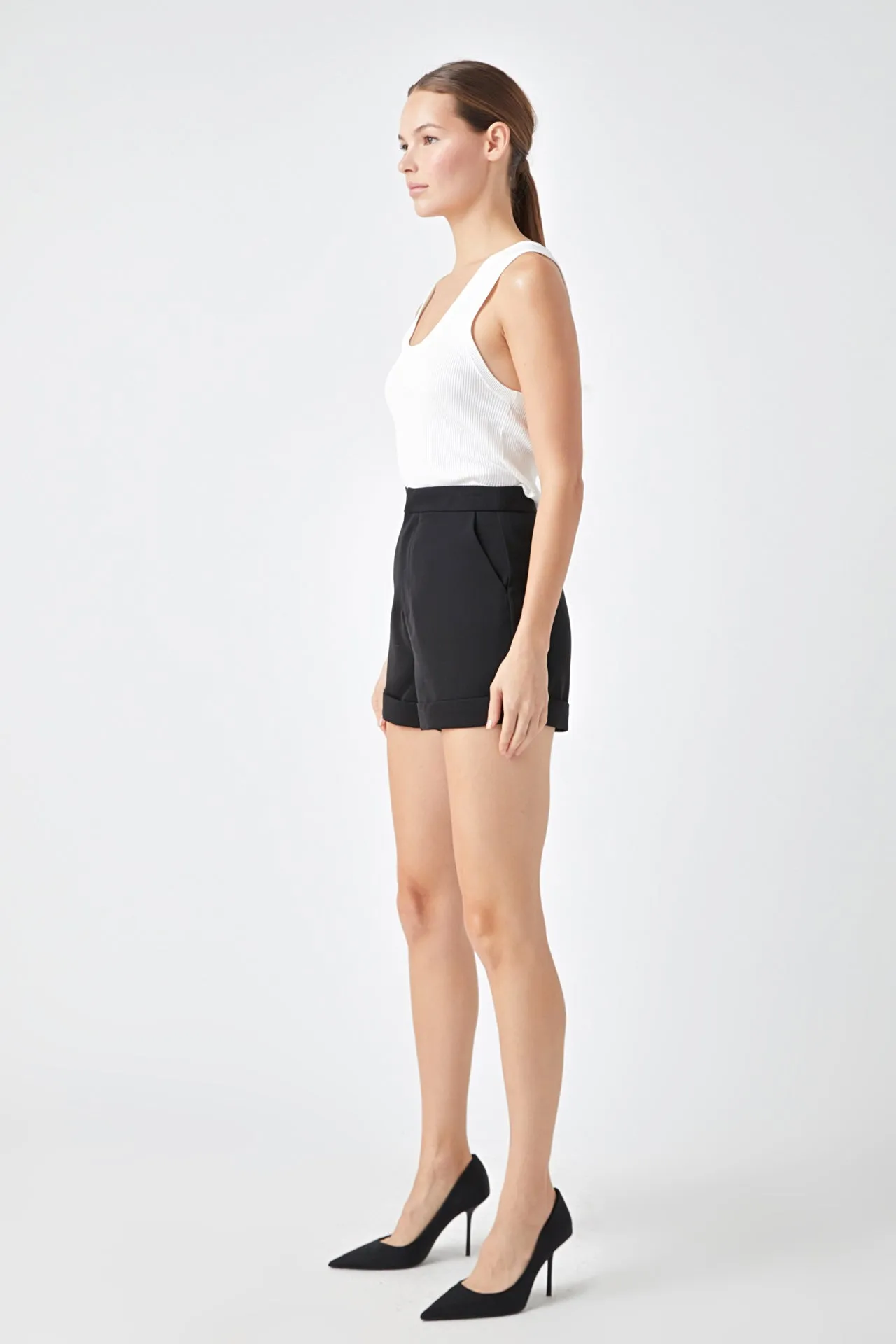 Tailored Basic Shorts