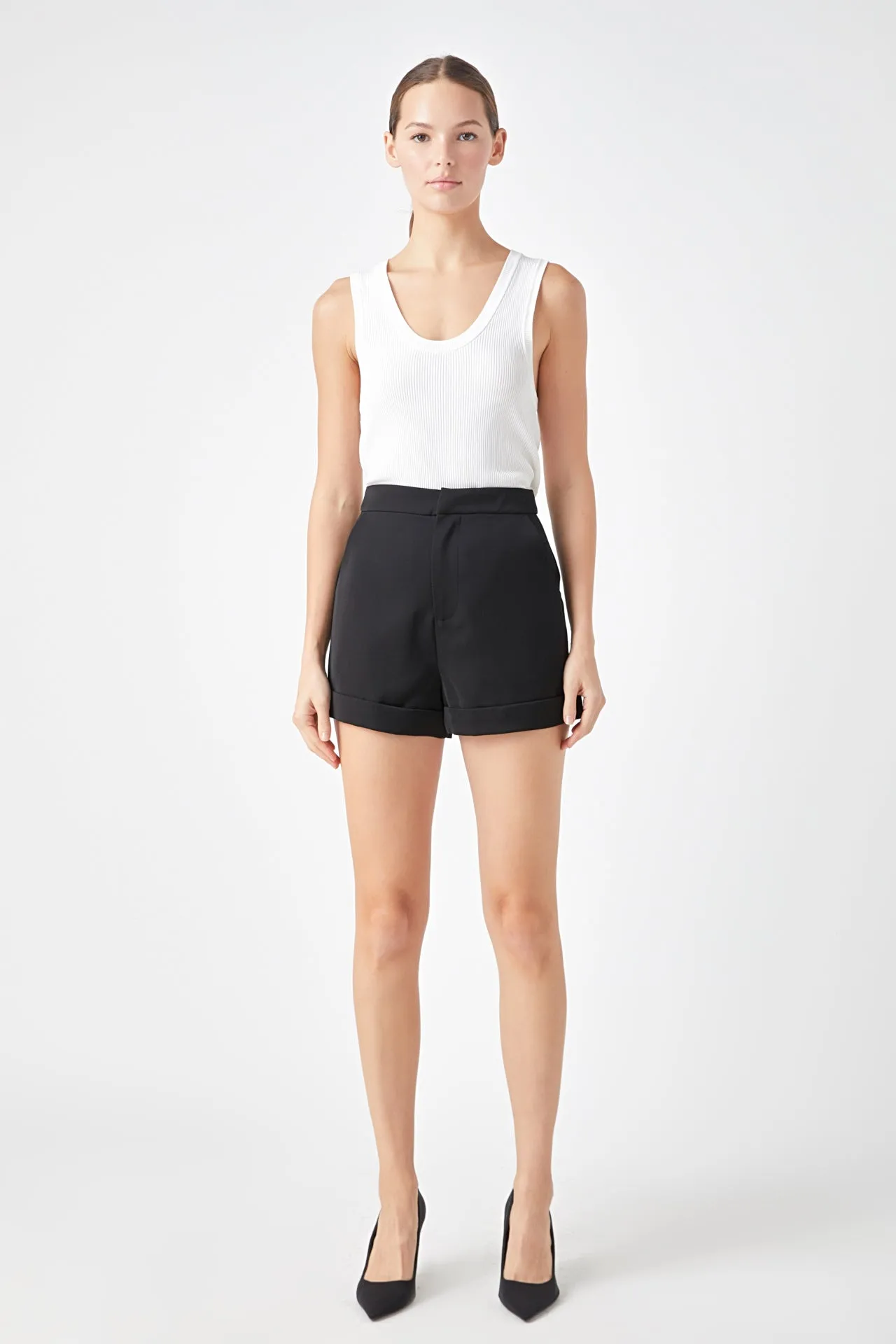 Tailored Basic Shorts